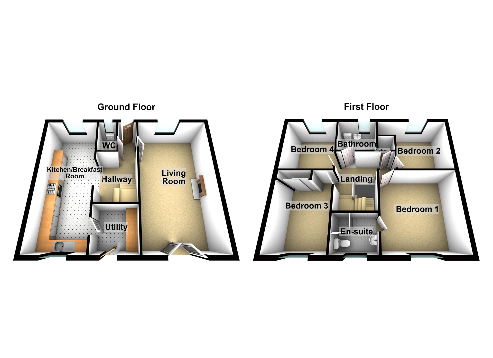 24, Rhodfa'r Ceffyl, Kidwelly floorplan