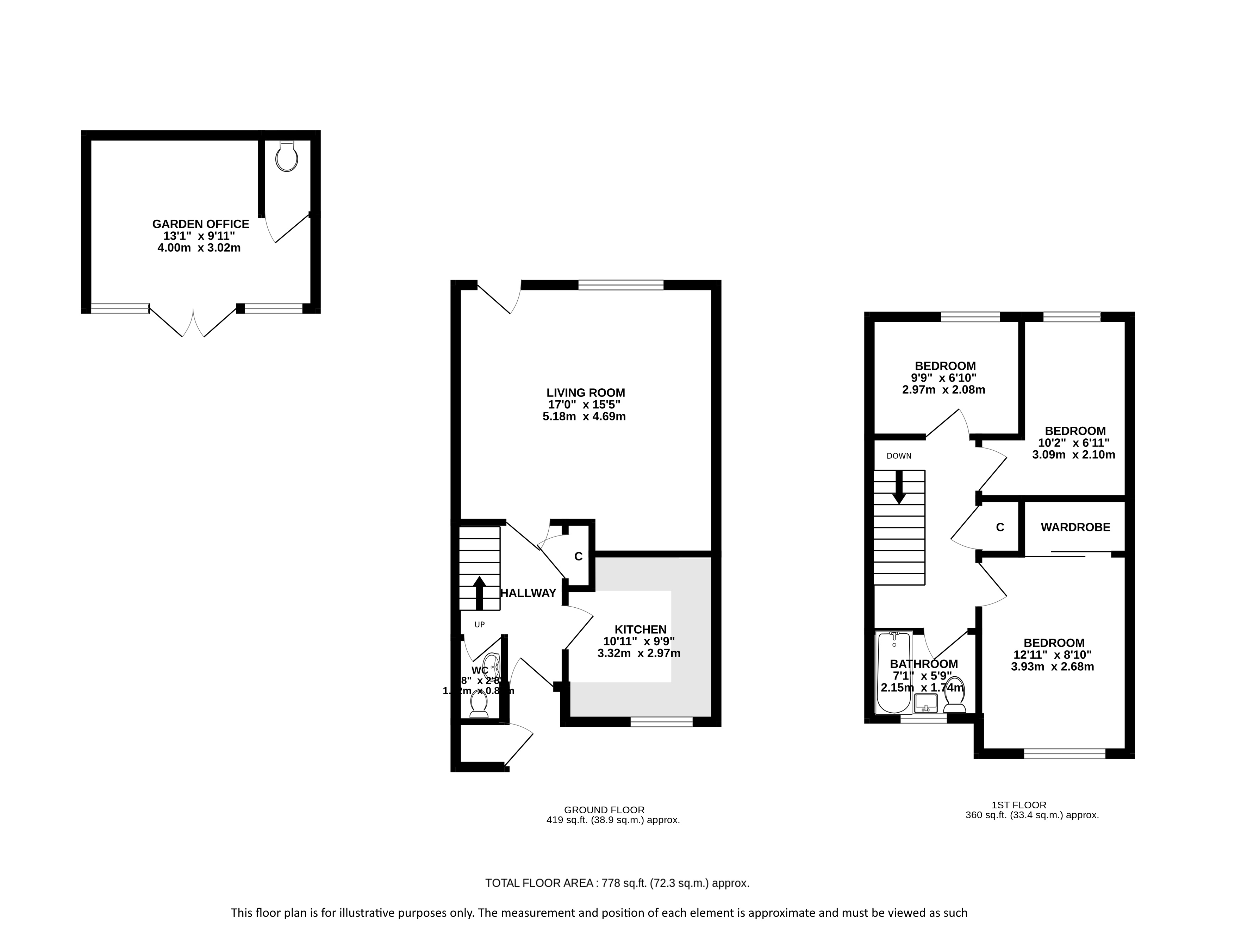 16, Buttermere Close, St Albans floorplan