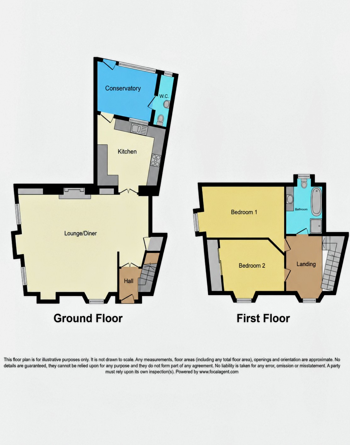 1, Eaton Place, Paignton floorplan