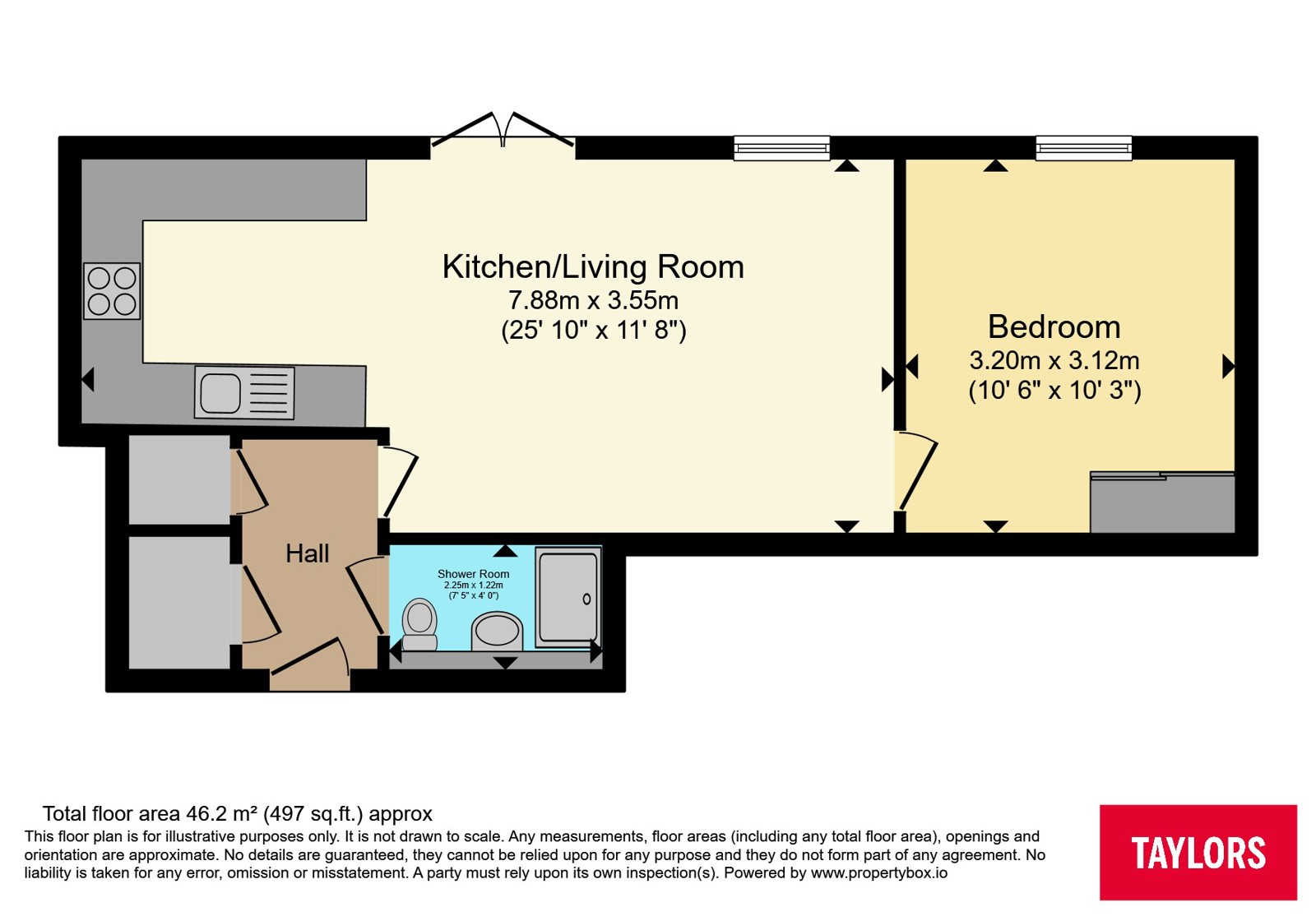 Flat 2 Redcross Village, 2, Redcross Street, BRISTOL floorplan