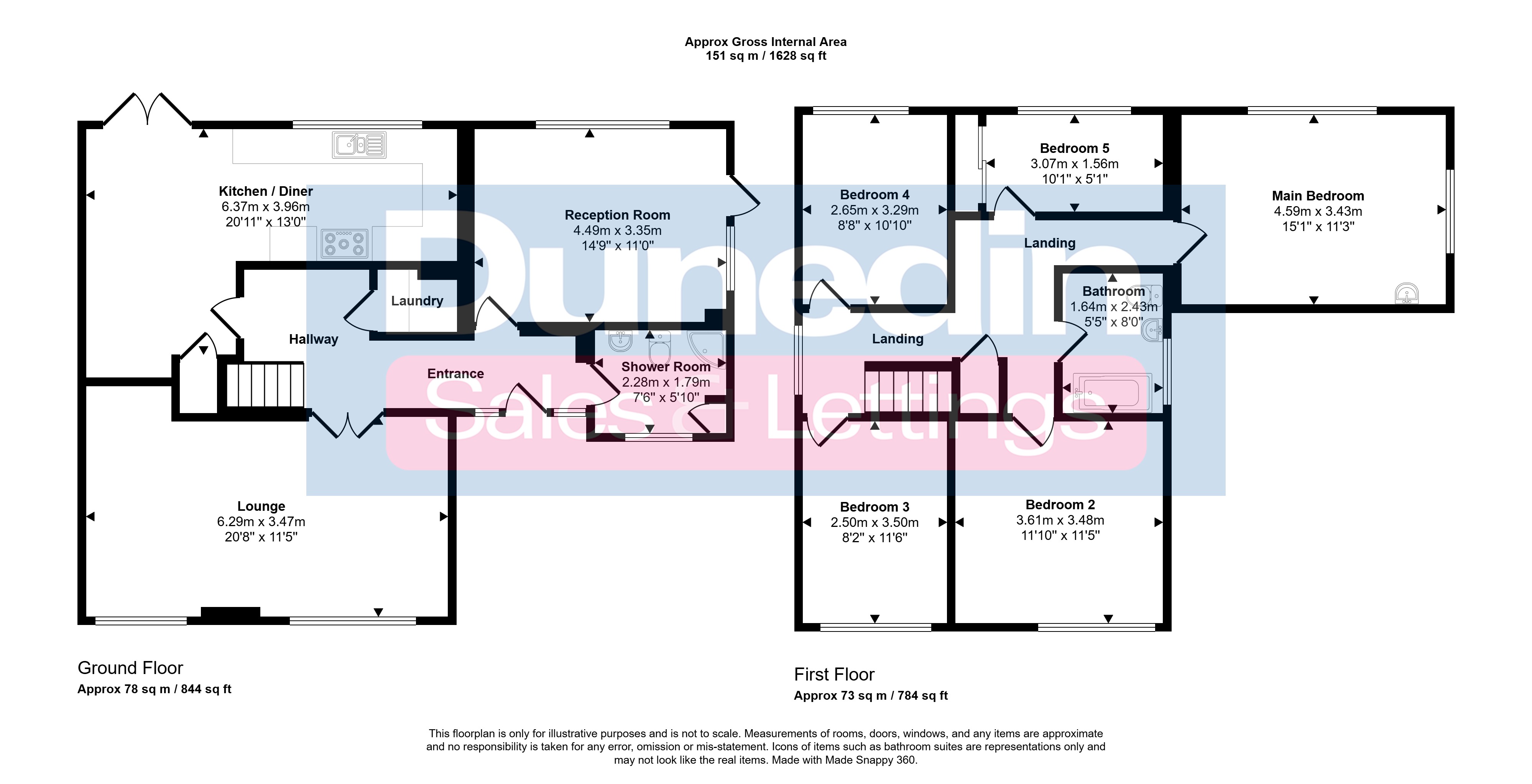 53, Pine Grove, Lickey floorplan