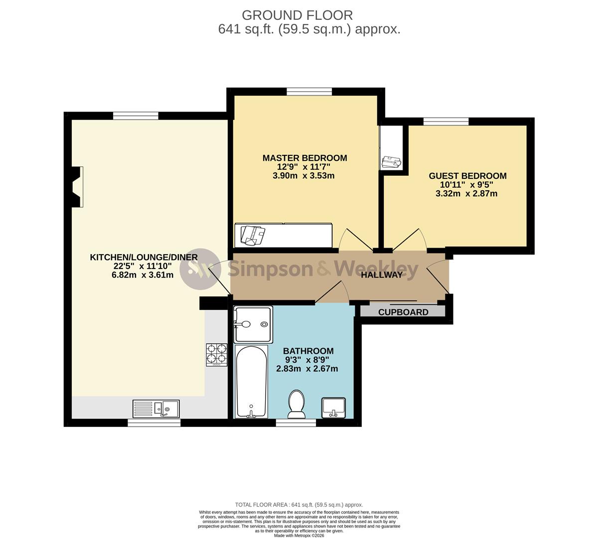 16, Walnut Tree Court, Rushden floorplan