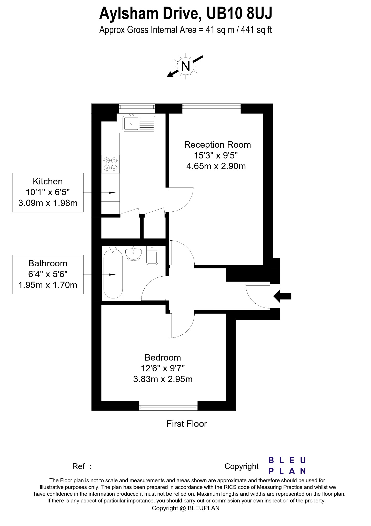 289 Aylsham Drive, Ickenham, Greater London floorplan