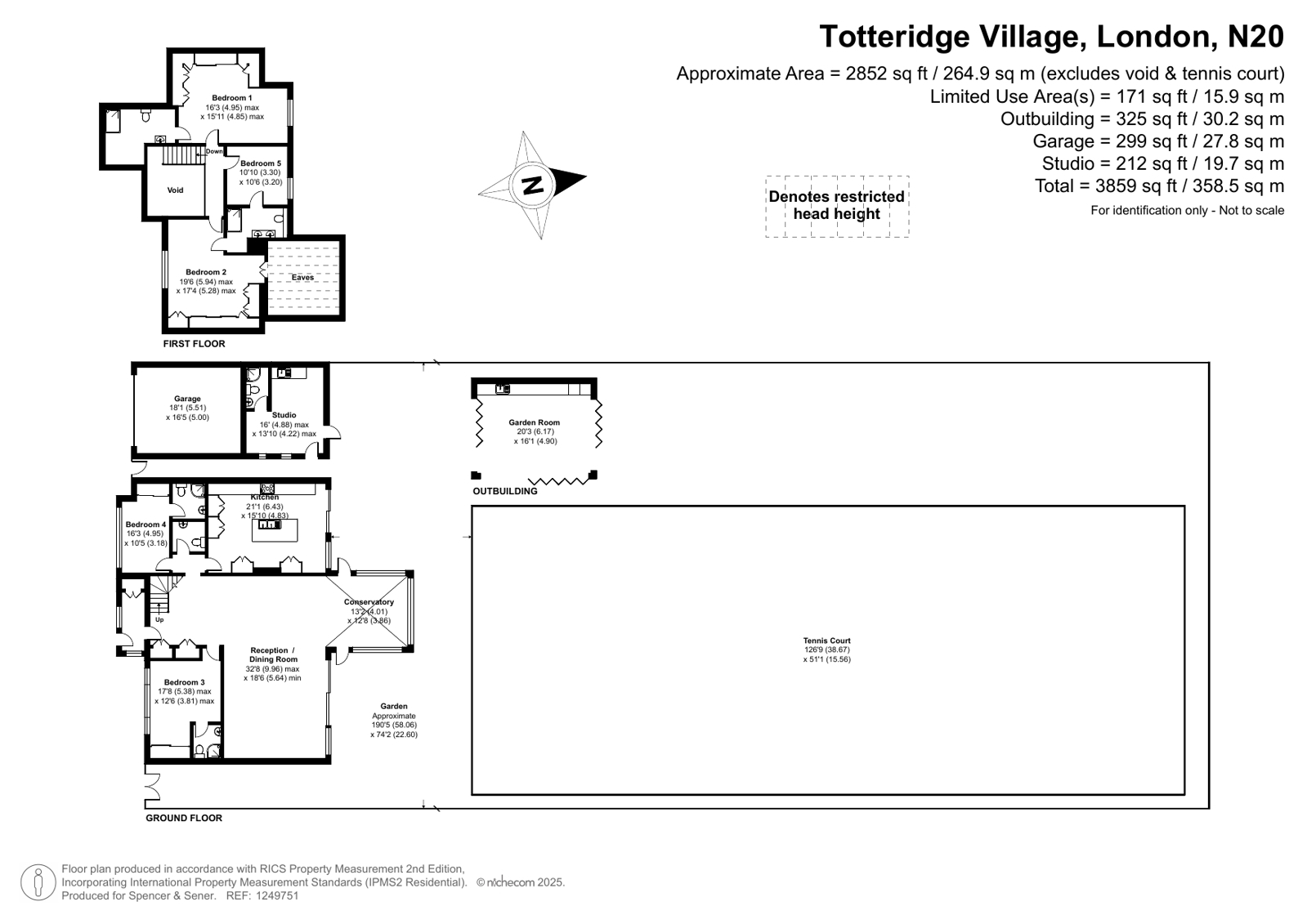 62, Totteridge Village, London floorplan