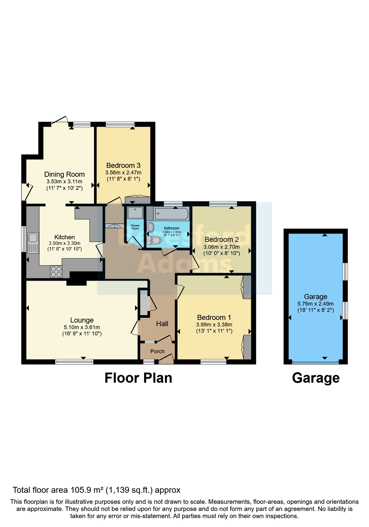 3, Cilgwyn, Conwy floorplan