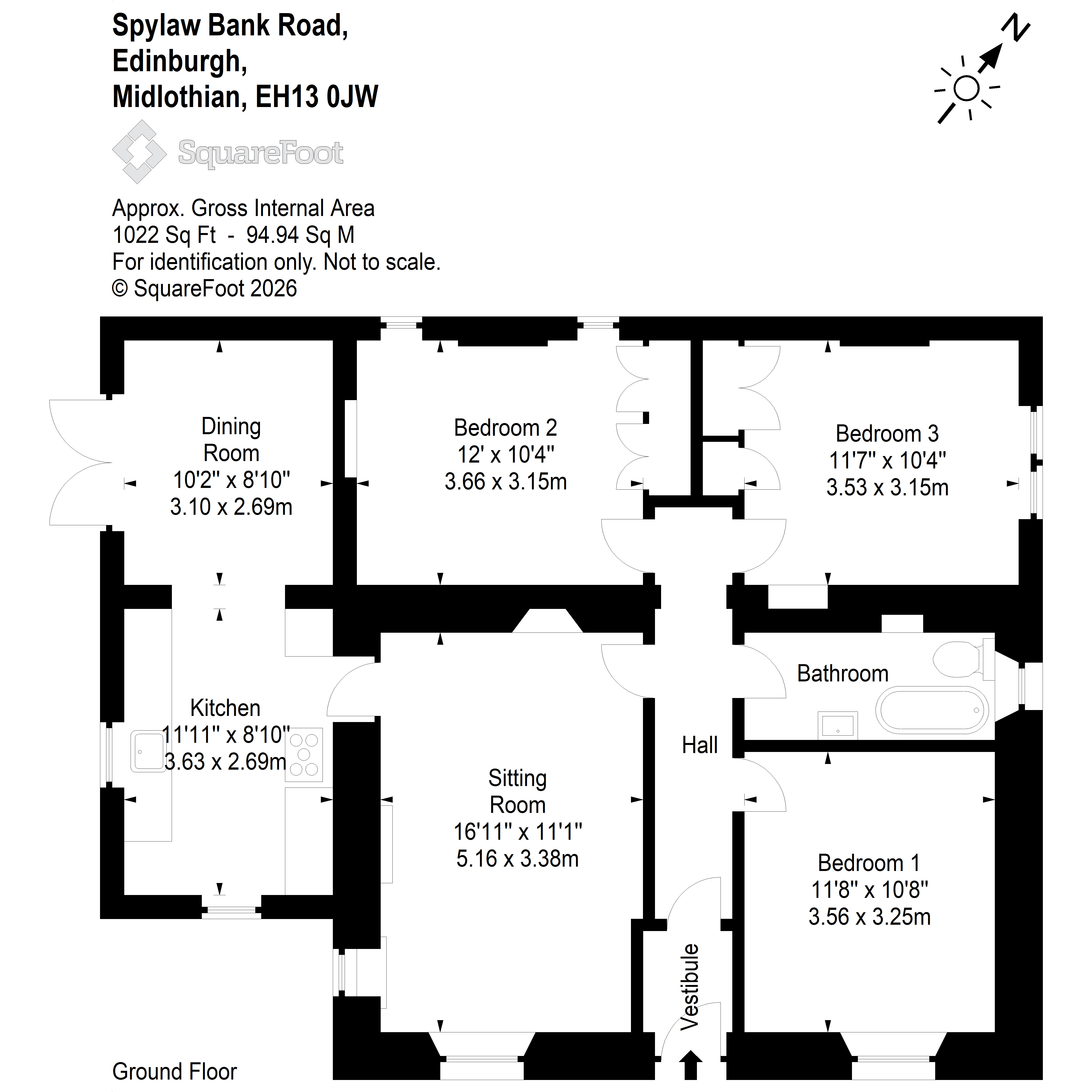 5, Spylaw Bank Road, Edinburgh floorplan