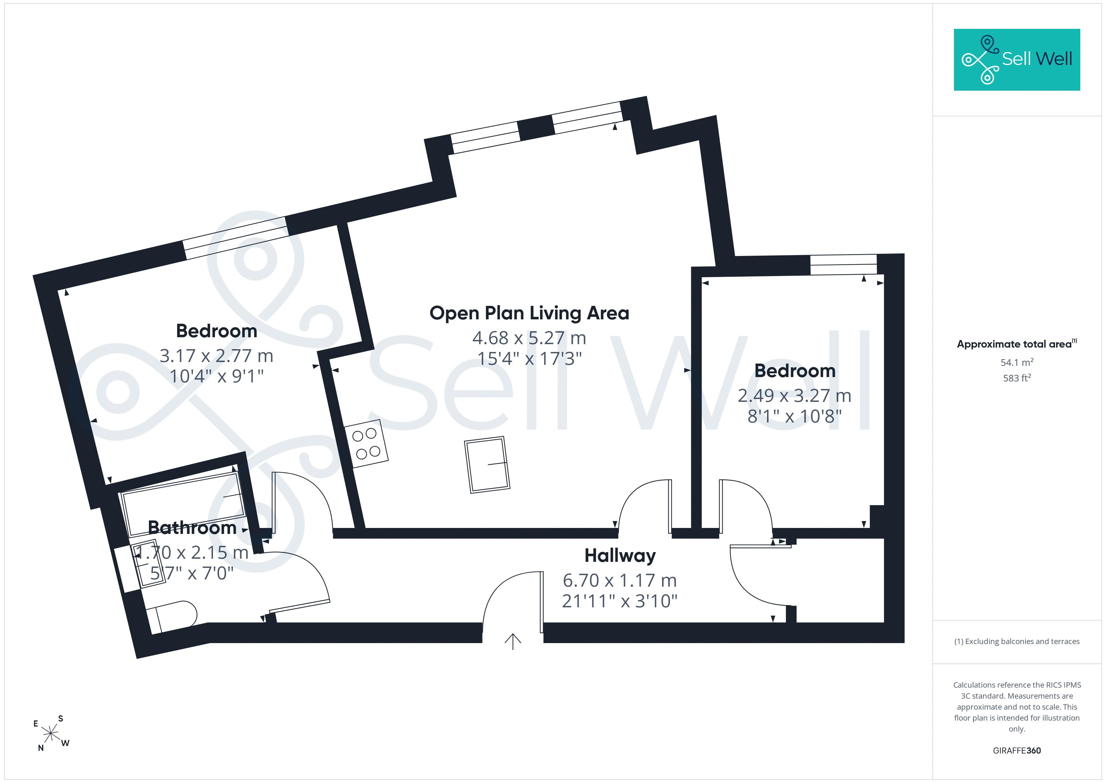 Apartment 8, 211, Worsley View Worsley Road, Manchester floorplan