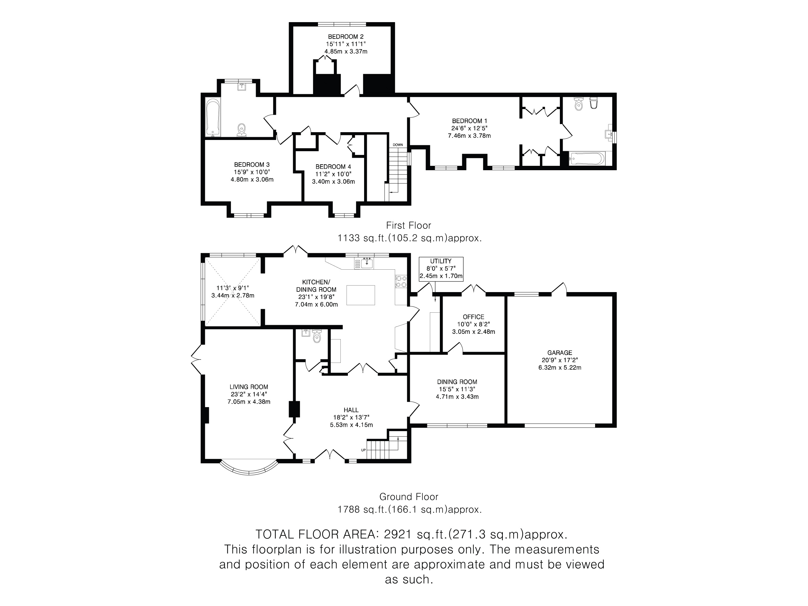 Archer House, Monks Close, St. Albans floorplan