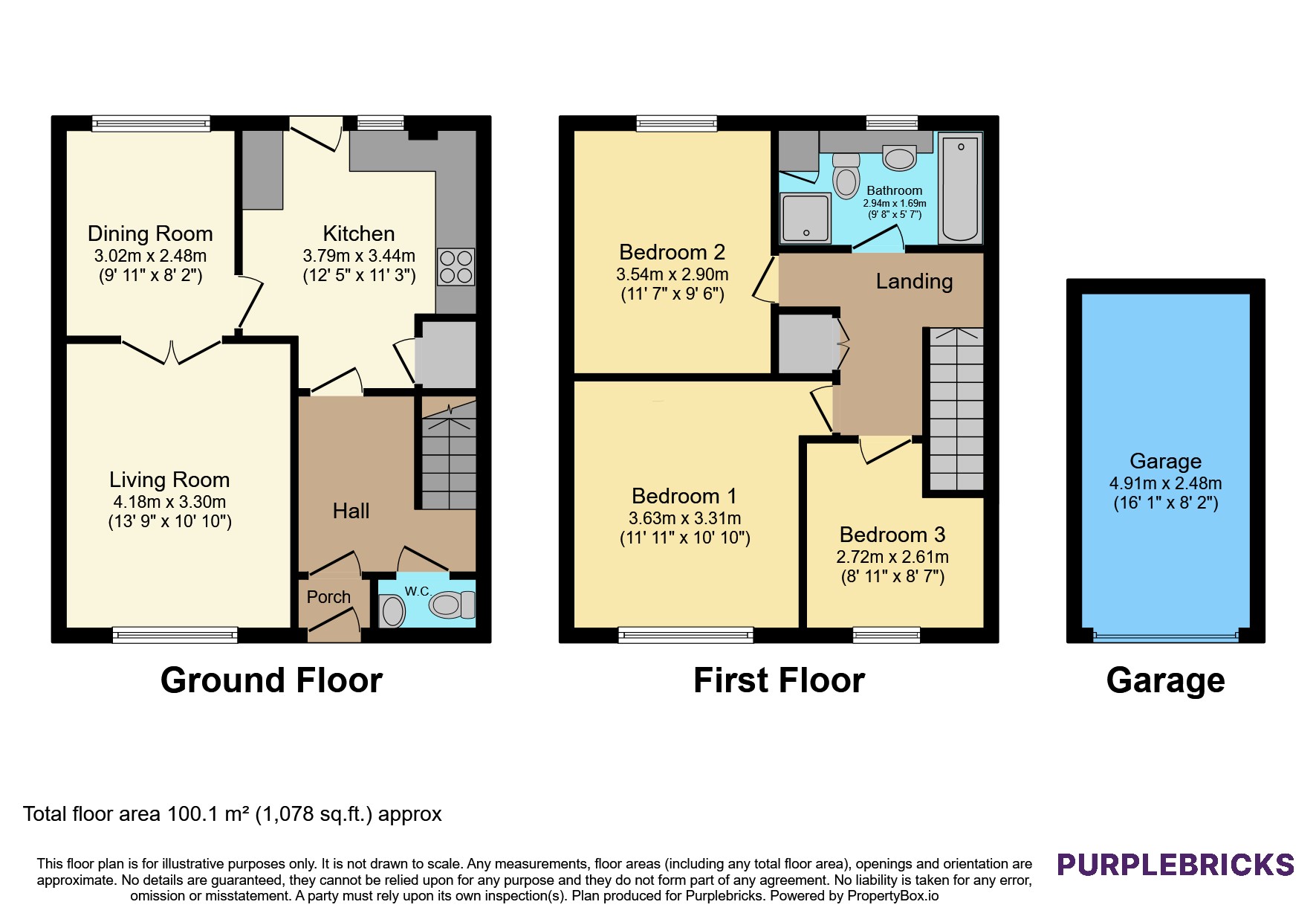 52, Kirkland Walk, Newcastle upon Tyne floorplan
