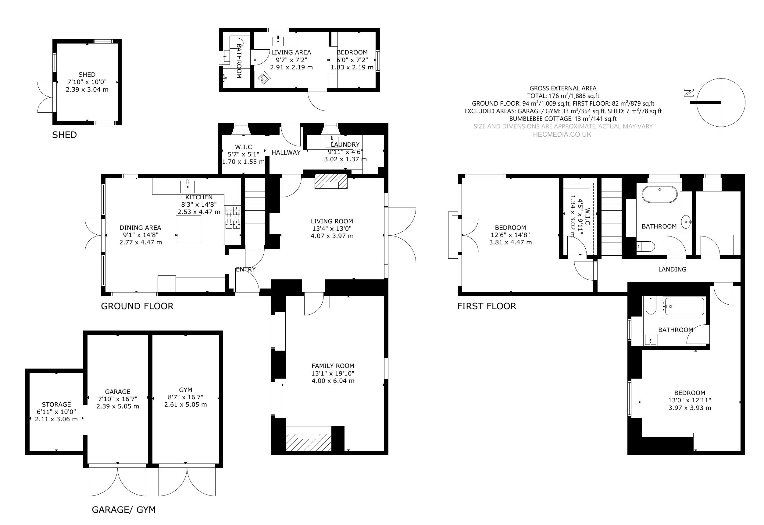 Bumblebee Cottage,, Cleveley, Oxfordshire floorplan