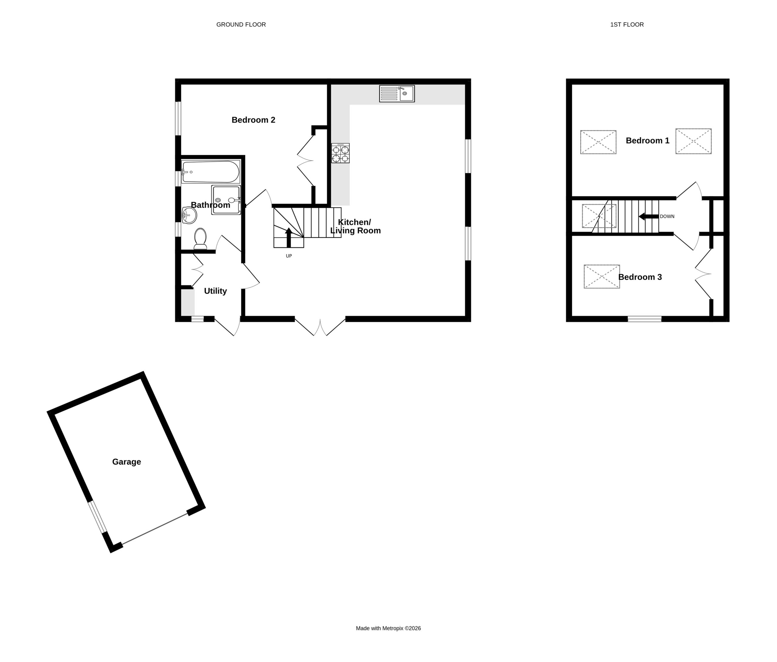 Bréascleit, Rue de L'Aitte, St Pierre du Bois floorplan