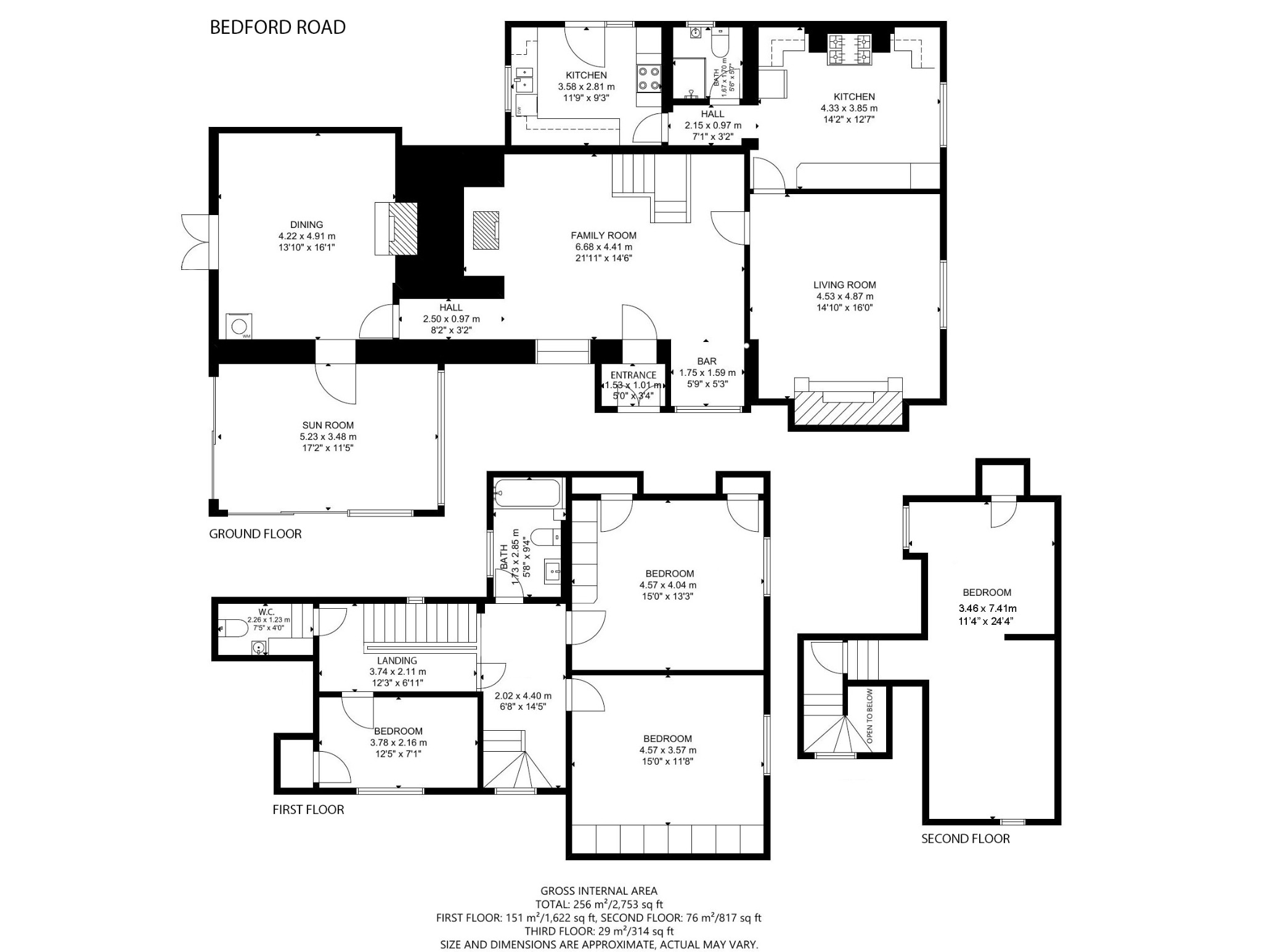 69, Bedford Road, Bedford floorplan
