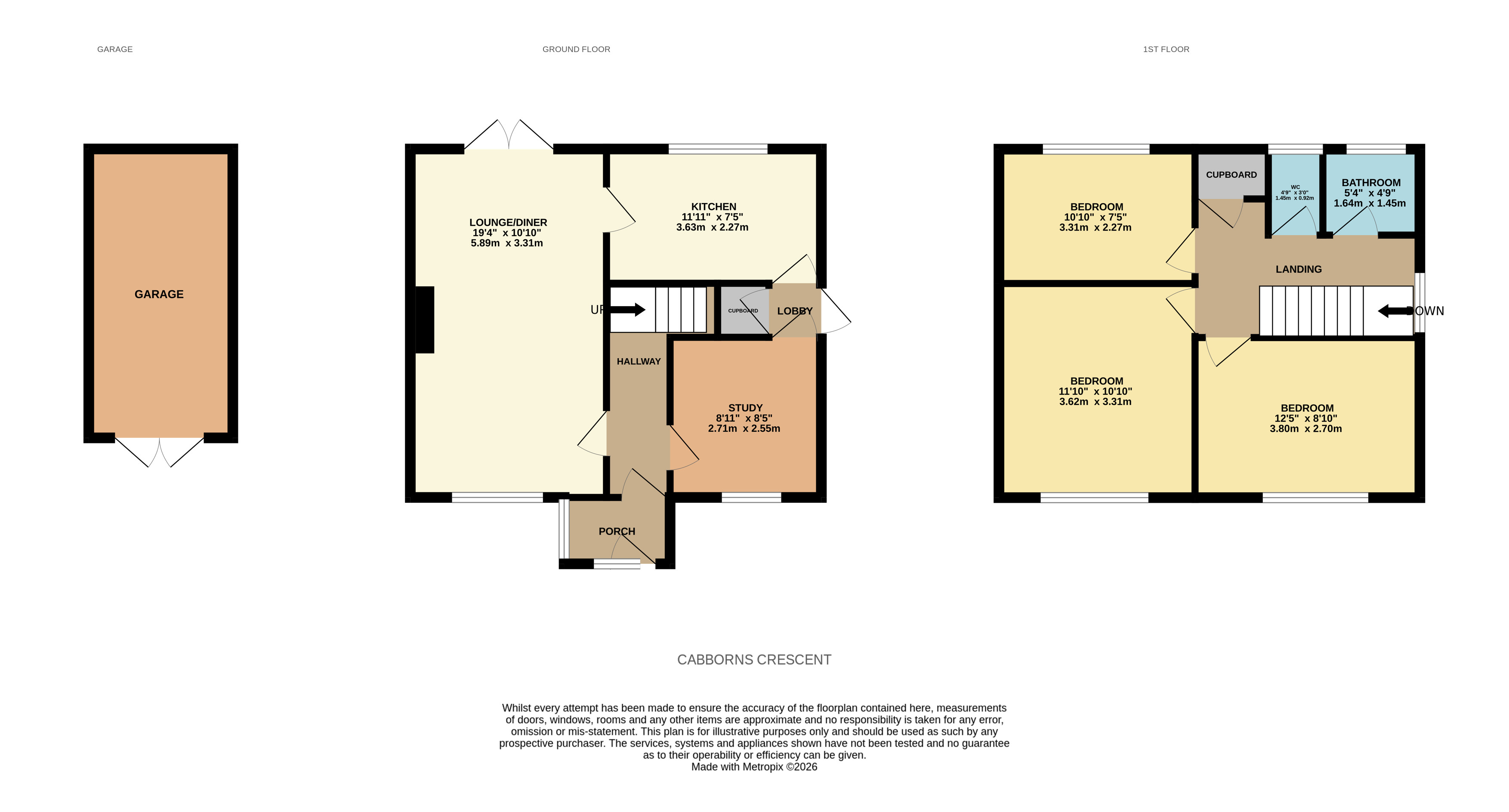 15, Cabborns Crescent, Essex floorplan