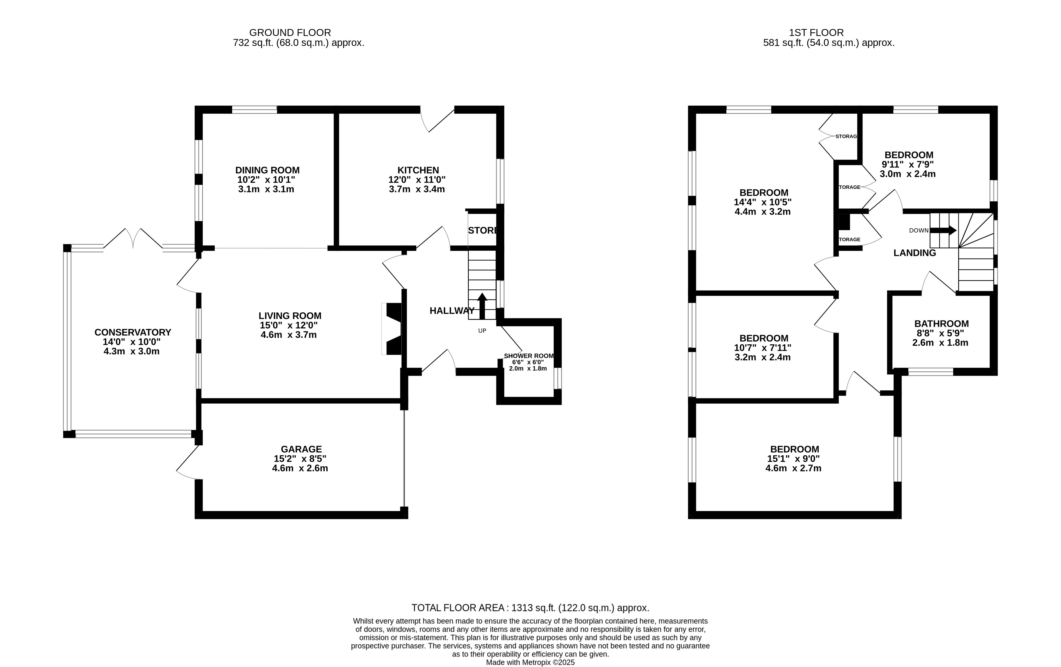 12, Fairfield Way, West Sussex floorplan