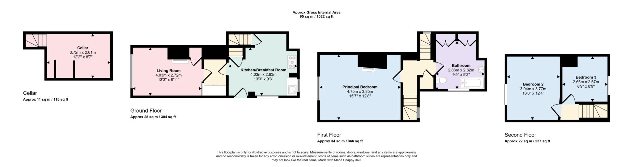 Craik House, Church Street, Tewkesbury floorplan
