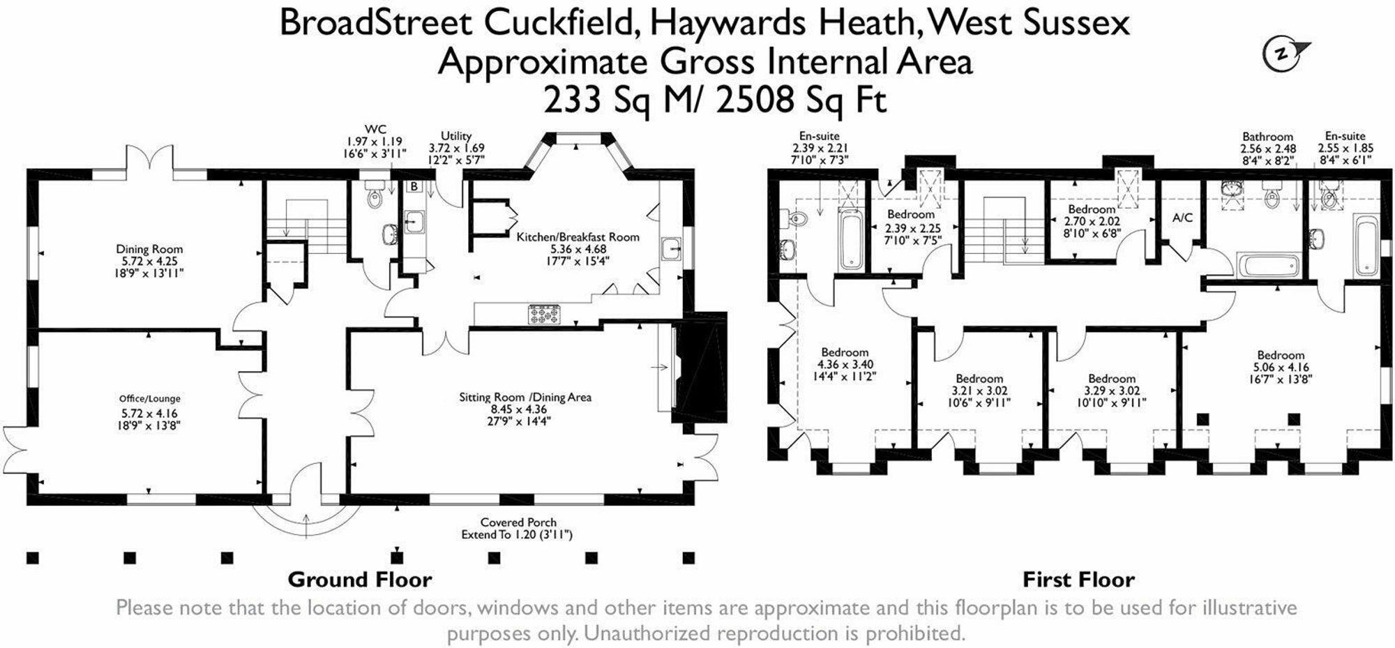 Massabielle Broad Street, Haywards Heath floorplan