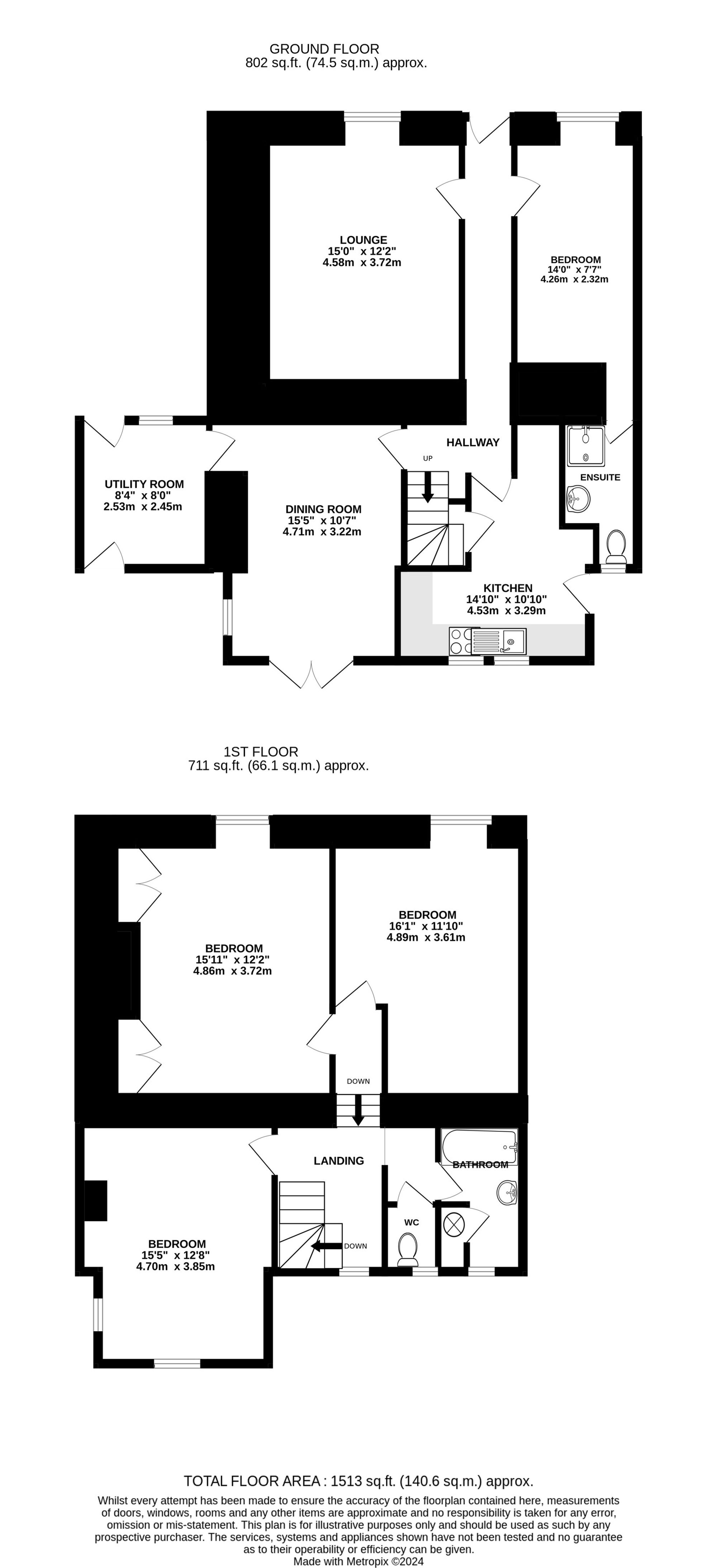 33 Quay Road, St. Austell floorplan
