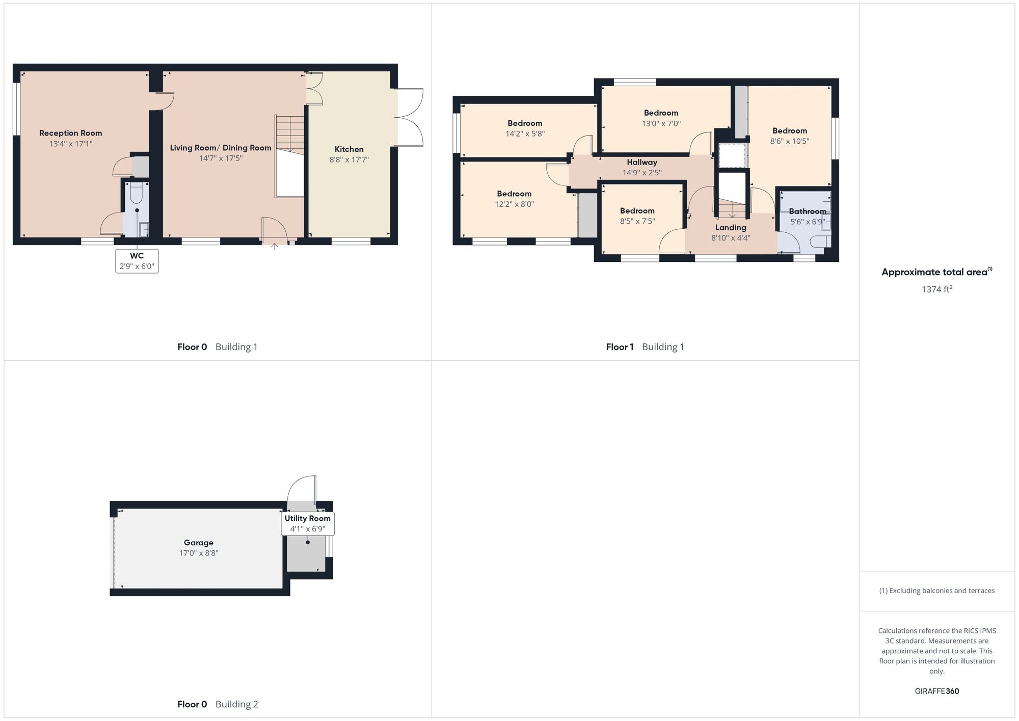 1 Lennox Close, Reading floorplan