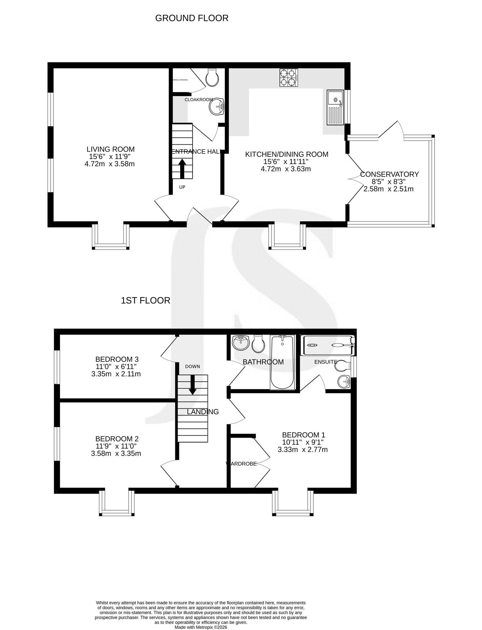 1, Tulip Tree Road, Worthing floorplan