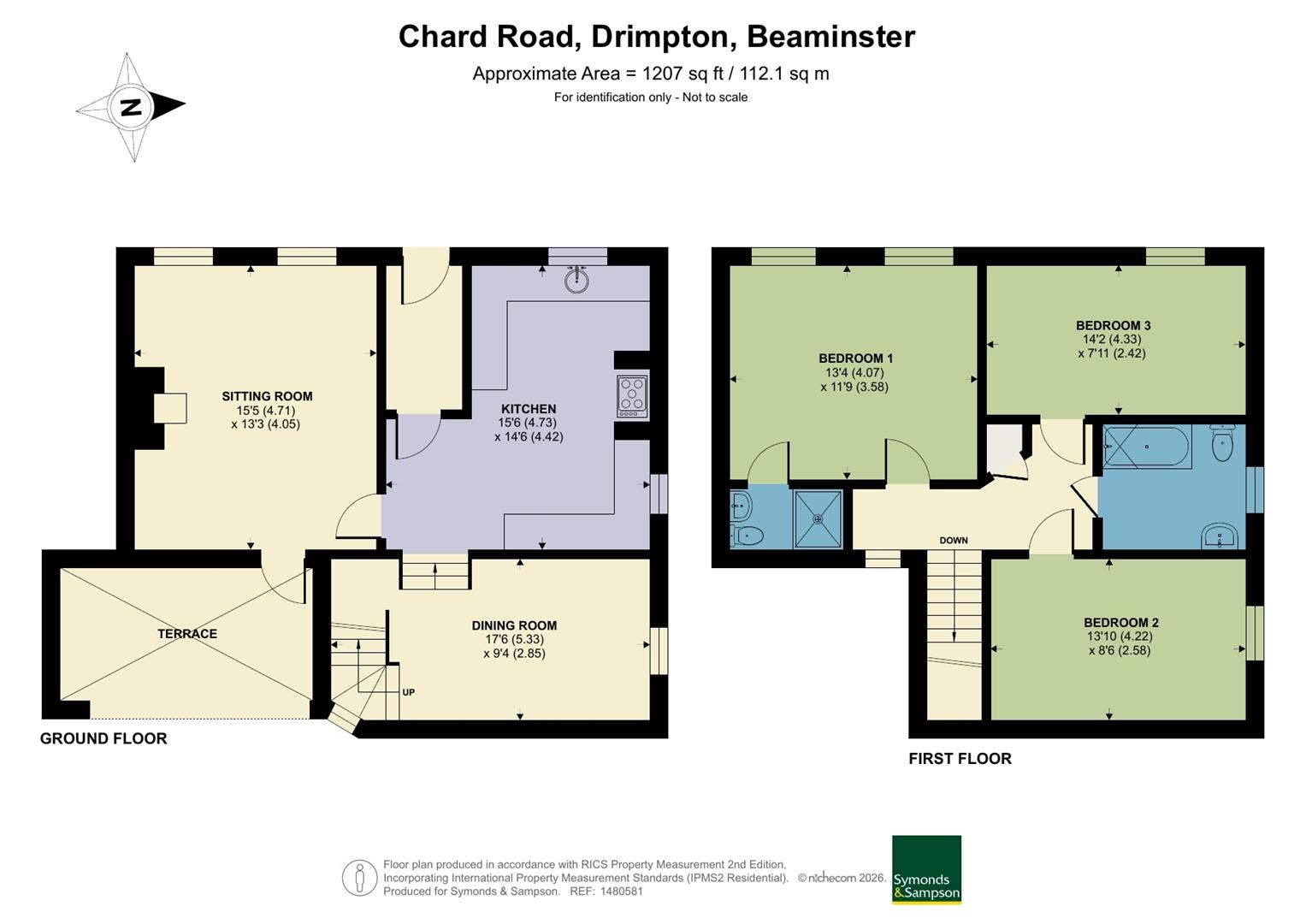 2, Post Office Yard, Drimpton floorplan