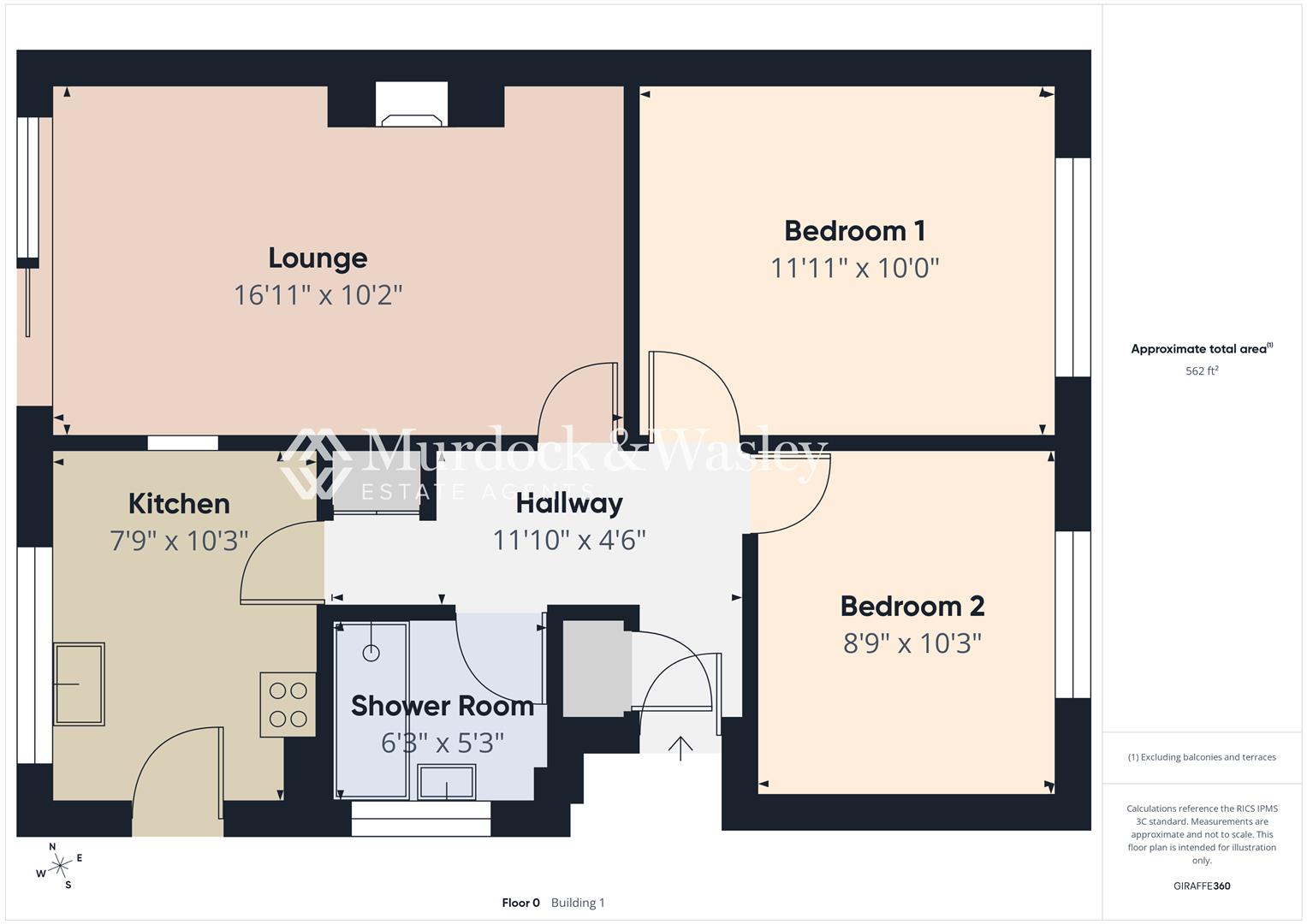 17, Brookside, Newent floorplan
