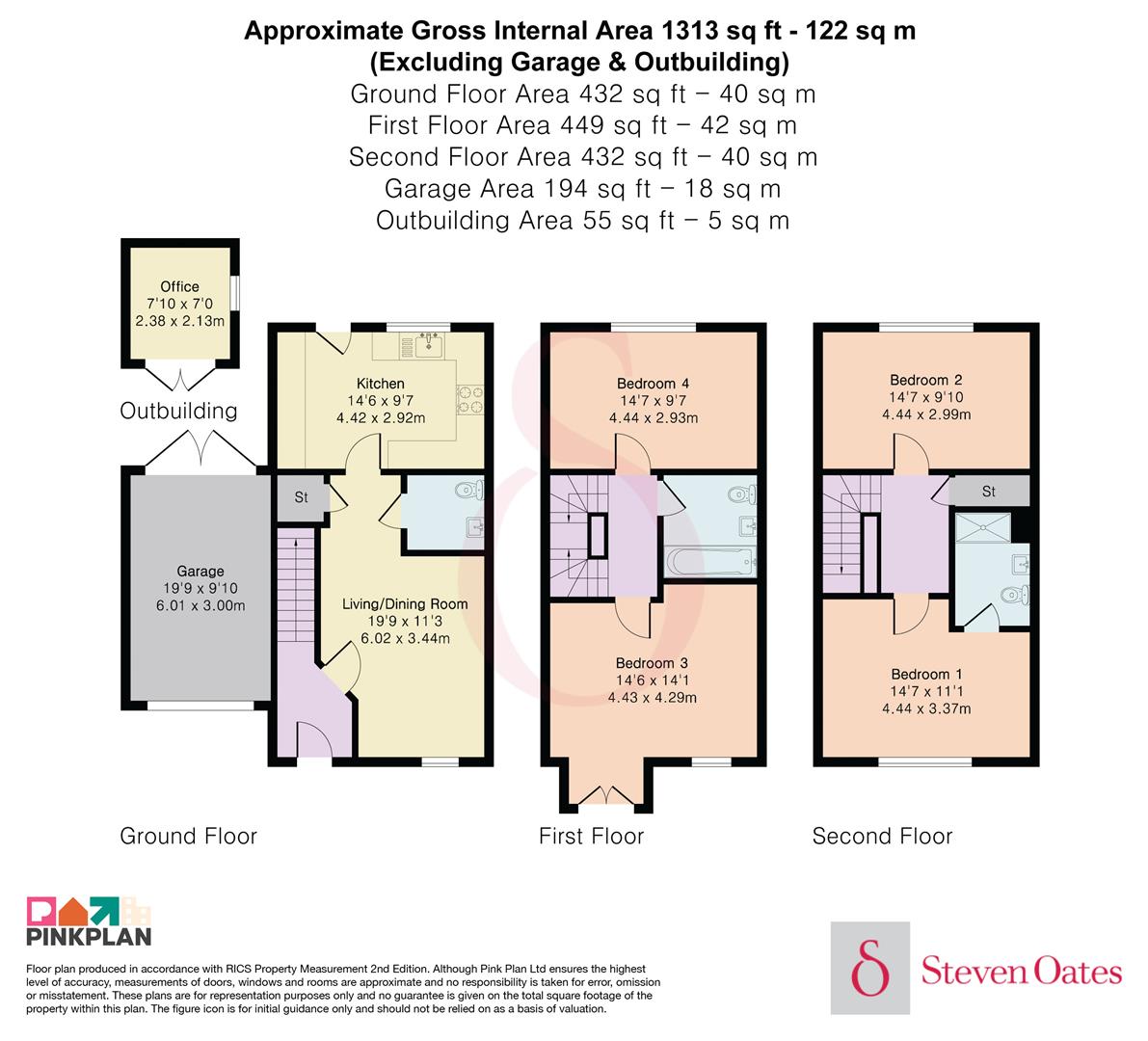 4, Ivo Street, Hertford floorplan