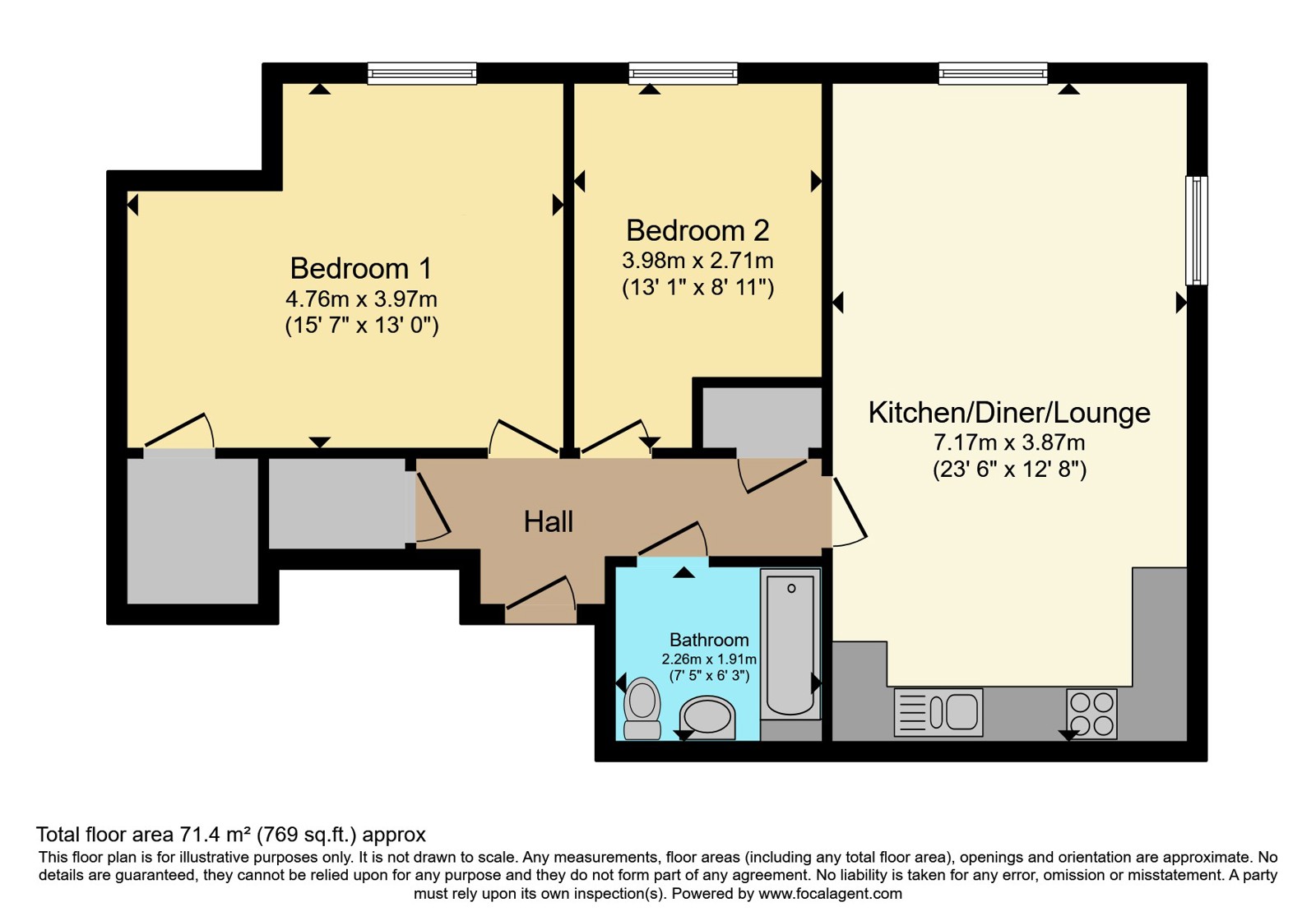 35, Brunel Court, Truro floorplan