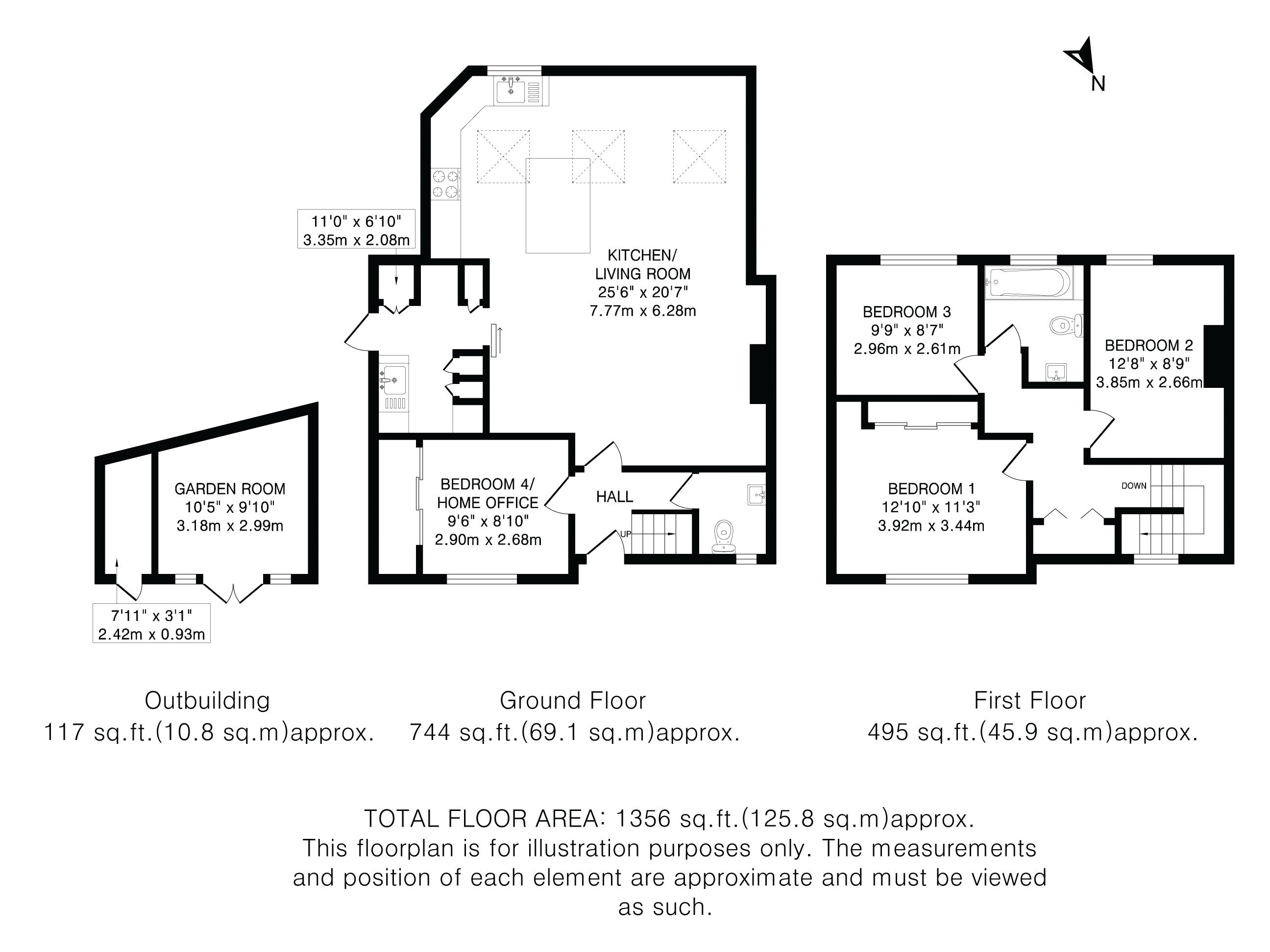 19, Curtis Way, Berkhamsted floorplan