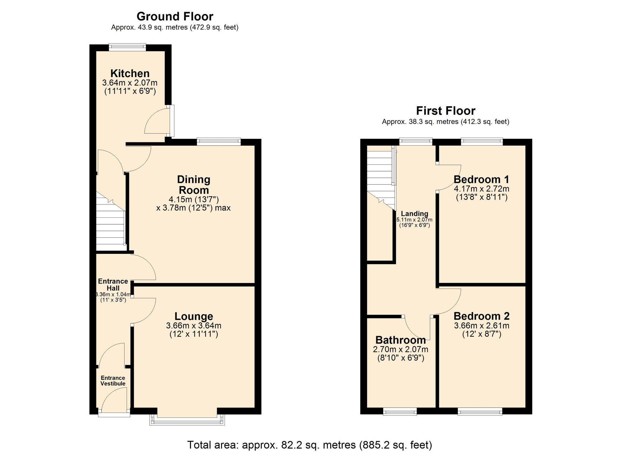 Blackamoor Road, Guide, BB1 floorplan