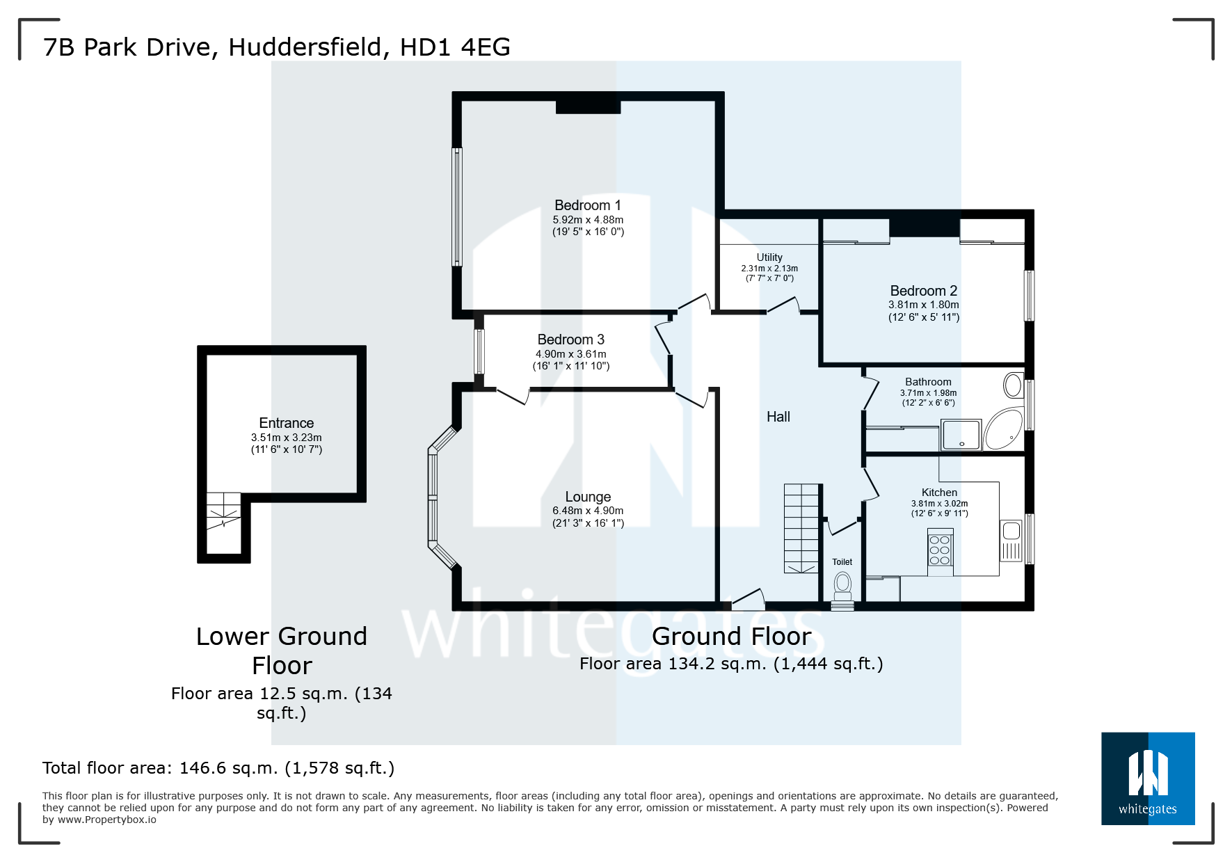 7B, Park Drive, Huddersfield floorplan