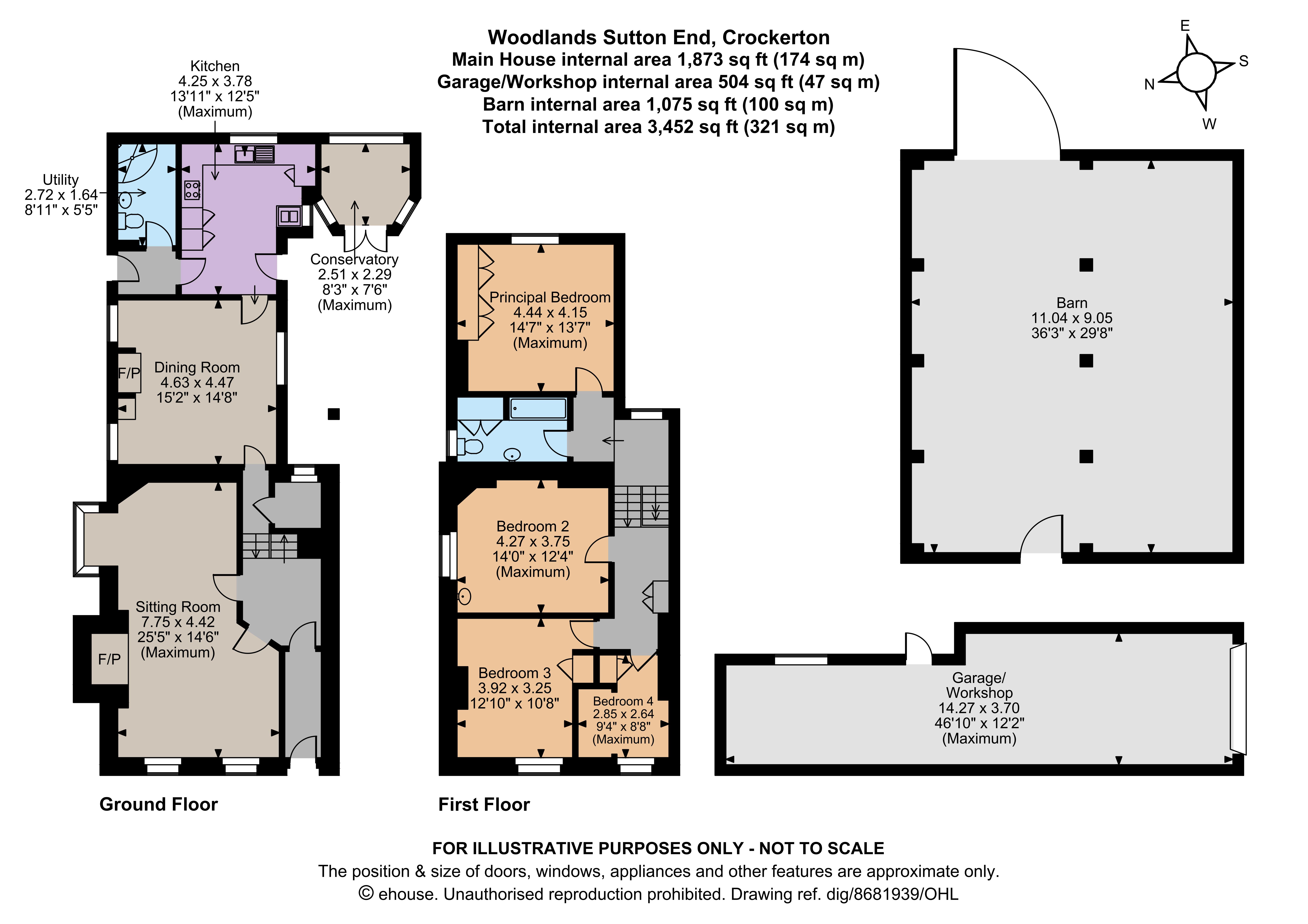 Woodlands,, Sutton End, Warminster floorplan