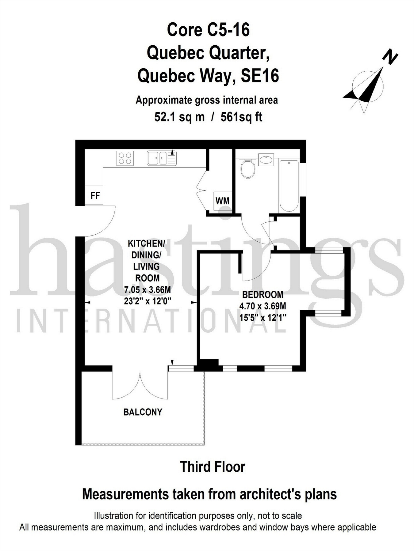 1 Bedrooms Flat for sale in Hornbeam House, 22 Quebec Way, Canada Water SE16