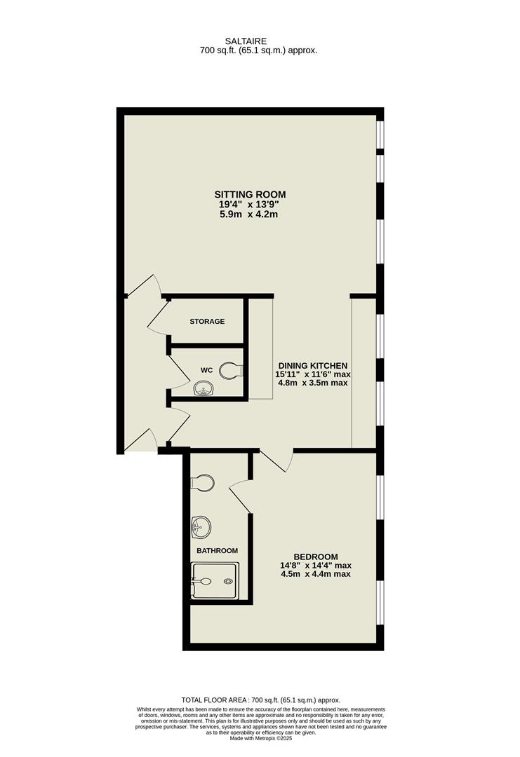 The Saltaire Suite, 14 The Crescent Apartments, Crescent Court, Ilkley floorplan