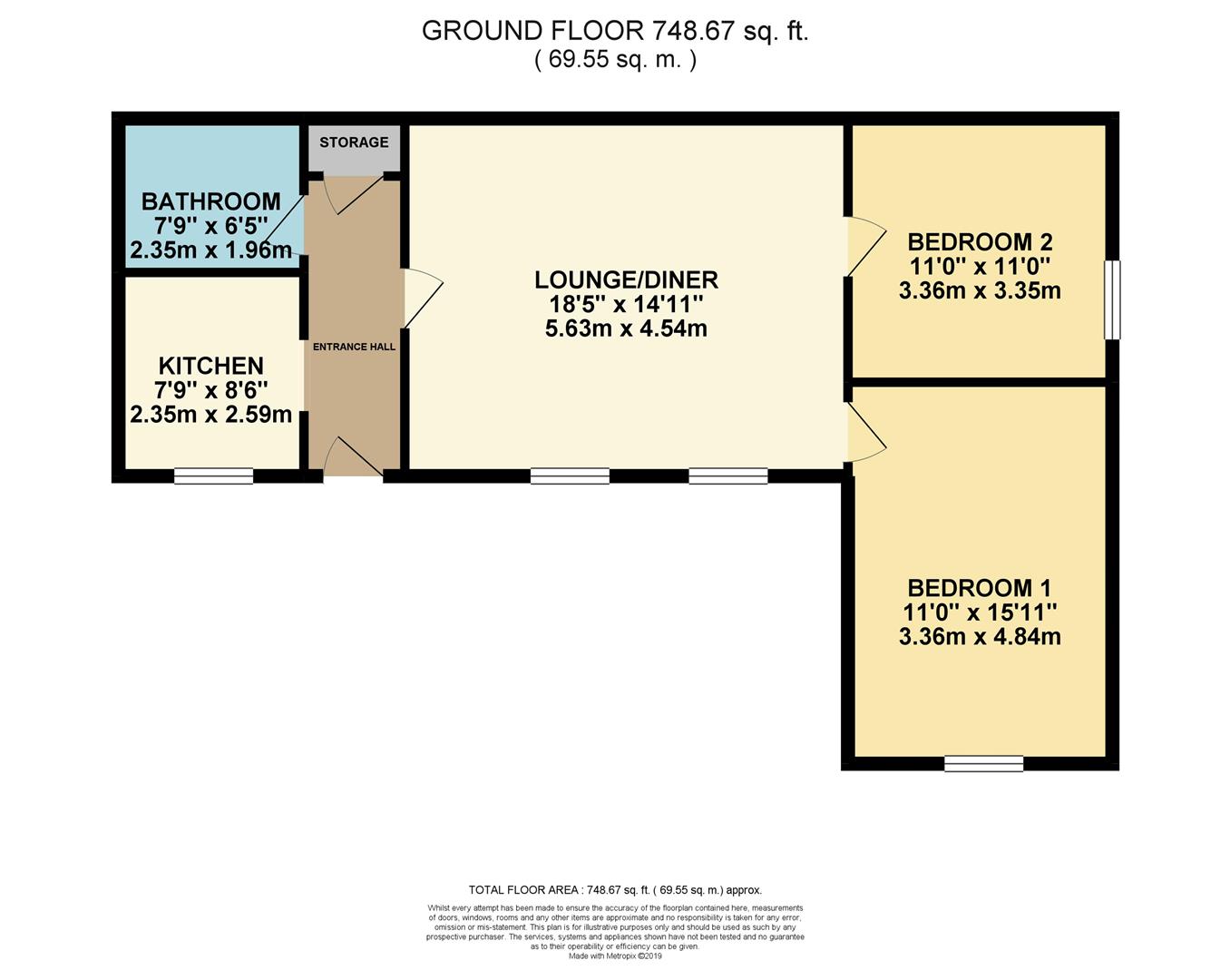 2 Bedrooms Maisonette for sale in High Street, Southminster CM0