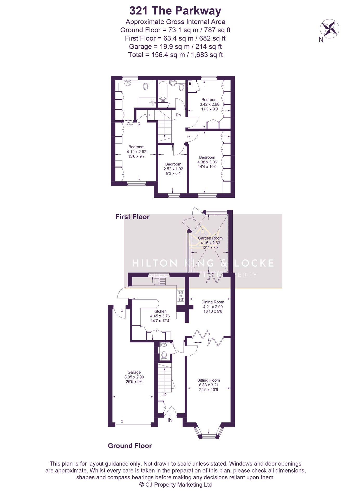 321, The Parkway, Iver floorplan