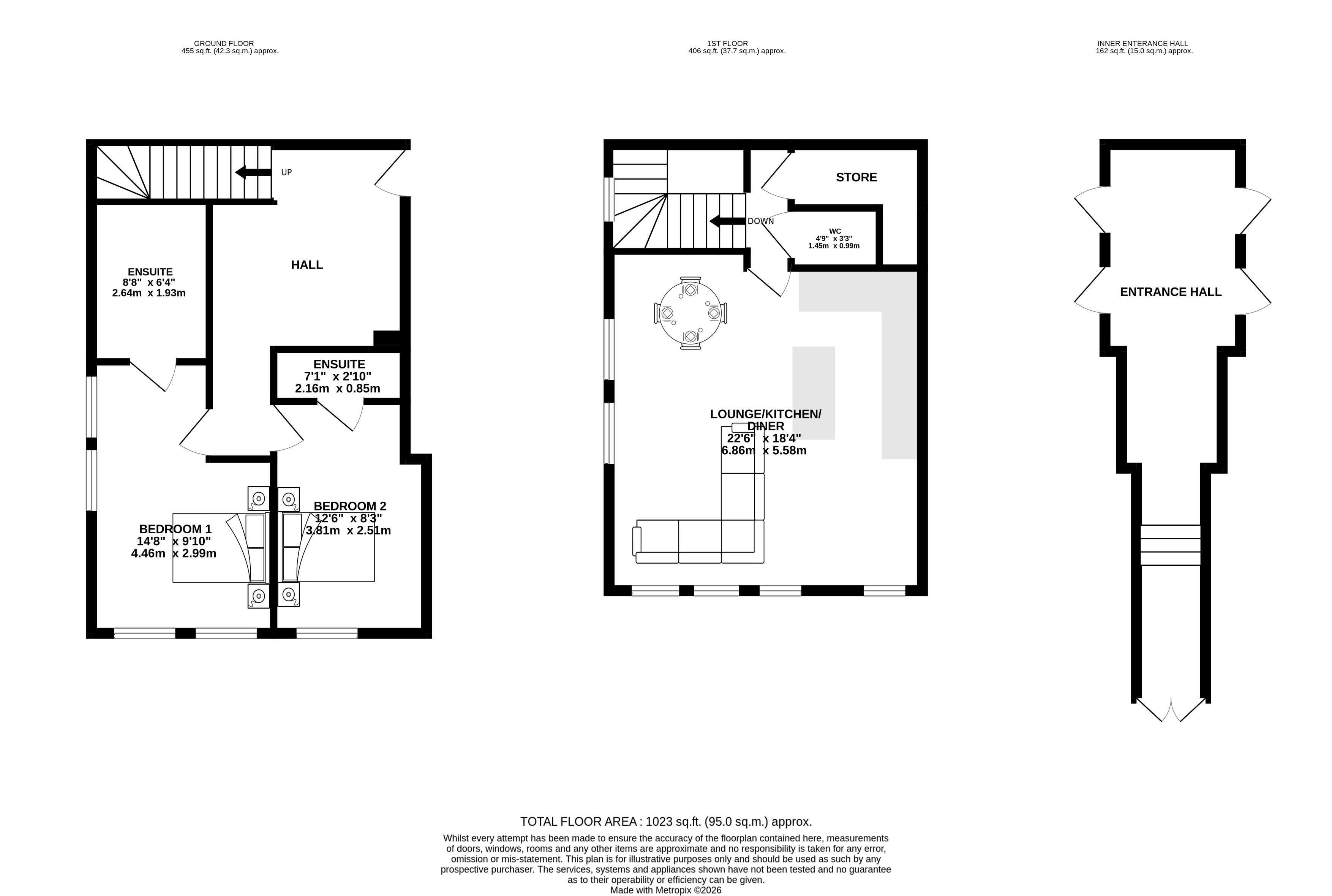 Liberal House, Apartment 1, 116, Old Road, Pudsey floorplan