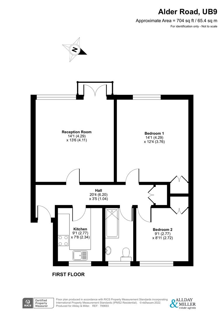 11, The Alders, Uxbridge floorplan