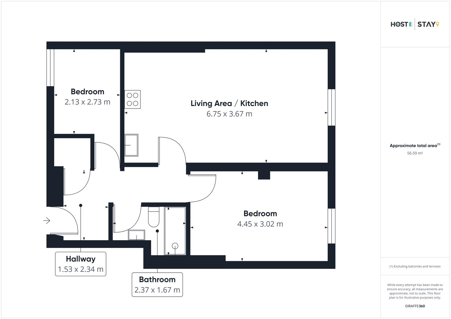 Apt 7, North Quay, Seaham SR7, 2 bedroom flat to rent 62976906