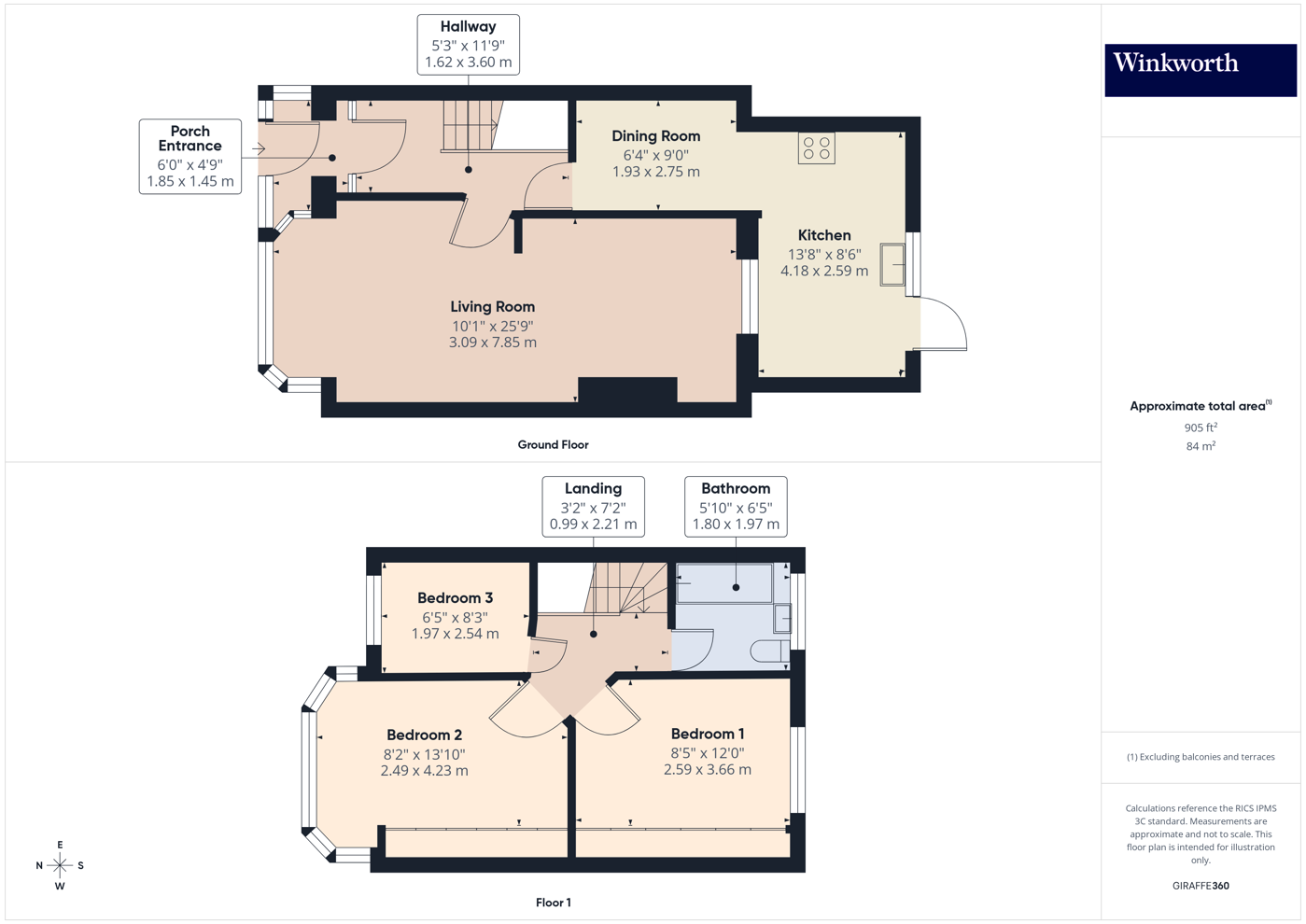 31, Rugby Road, London floorplan