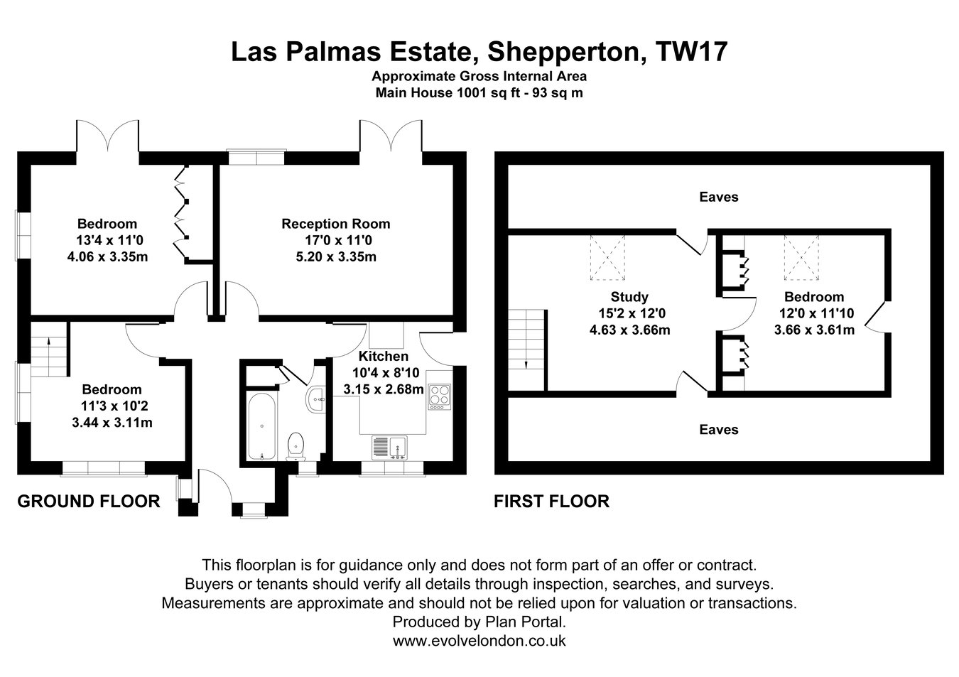Marsh Cottage, Las Palmas Estate, Shepperton floorplan