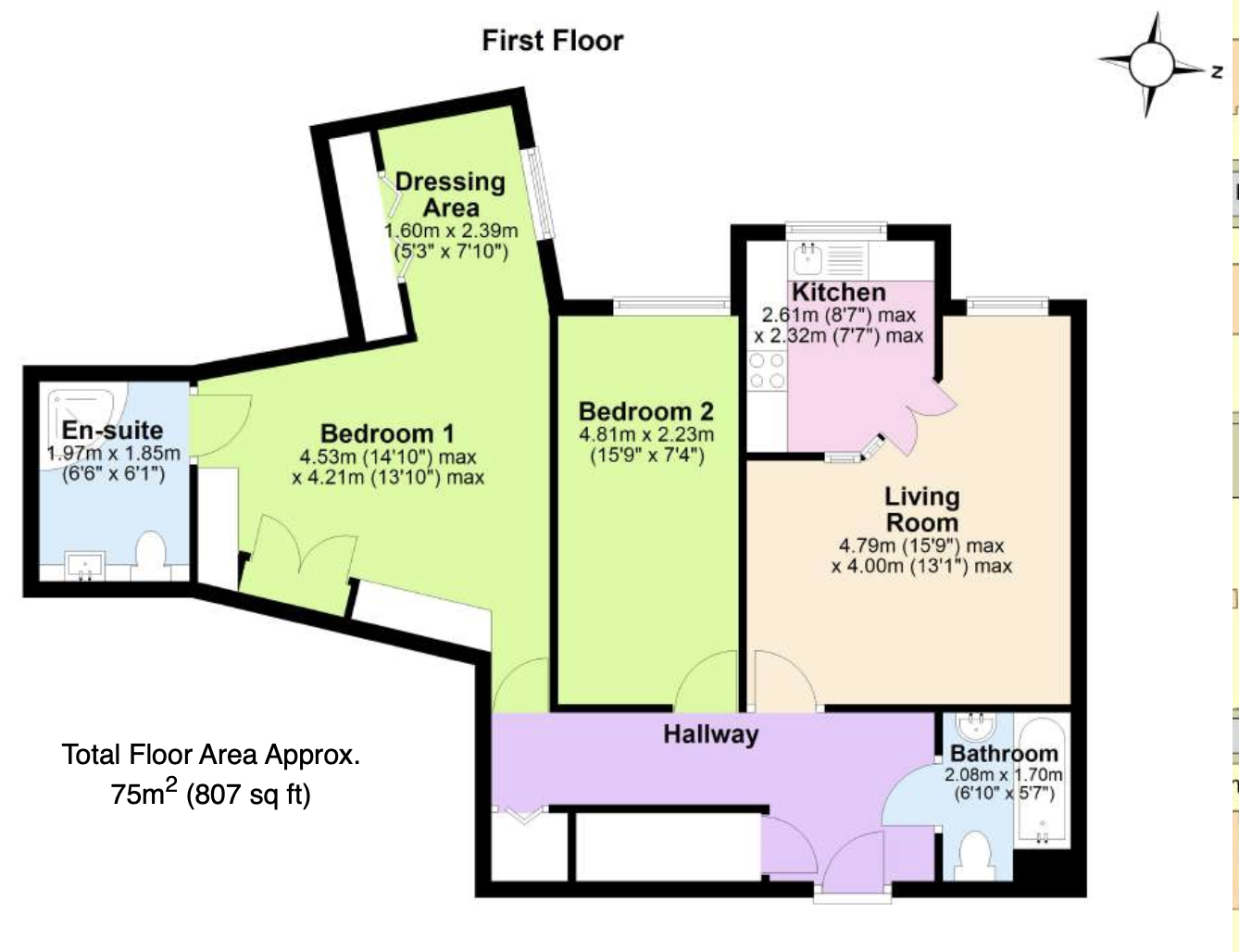 32 St Aldhelms Court, De Moulham Road, Swanage floorplan