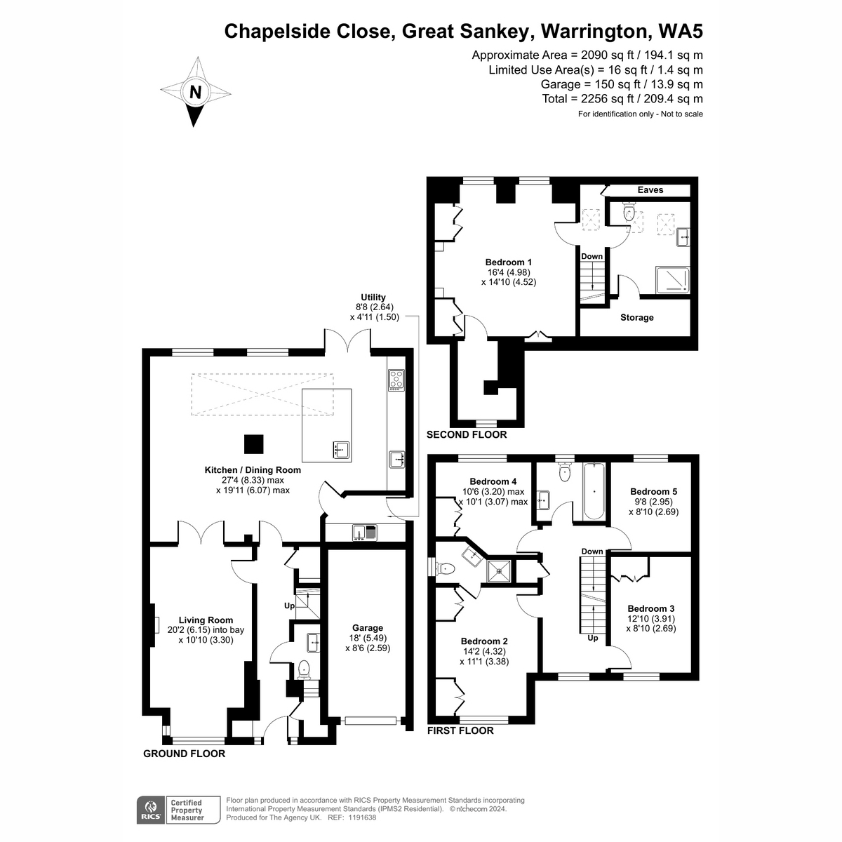 12, Chapelside Close, Warrington floorplan