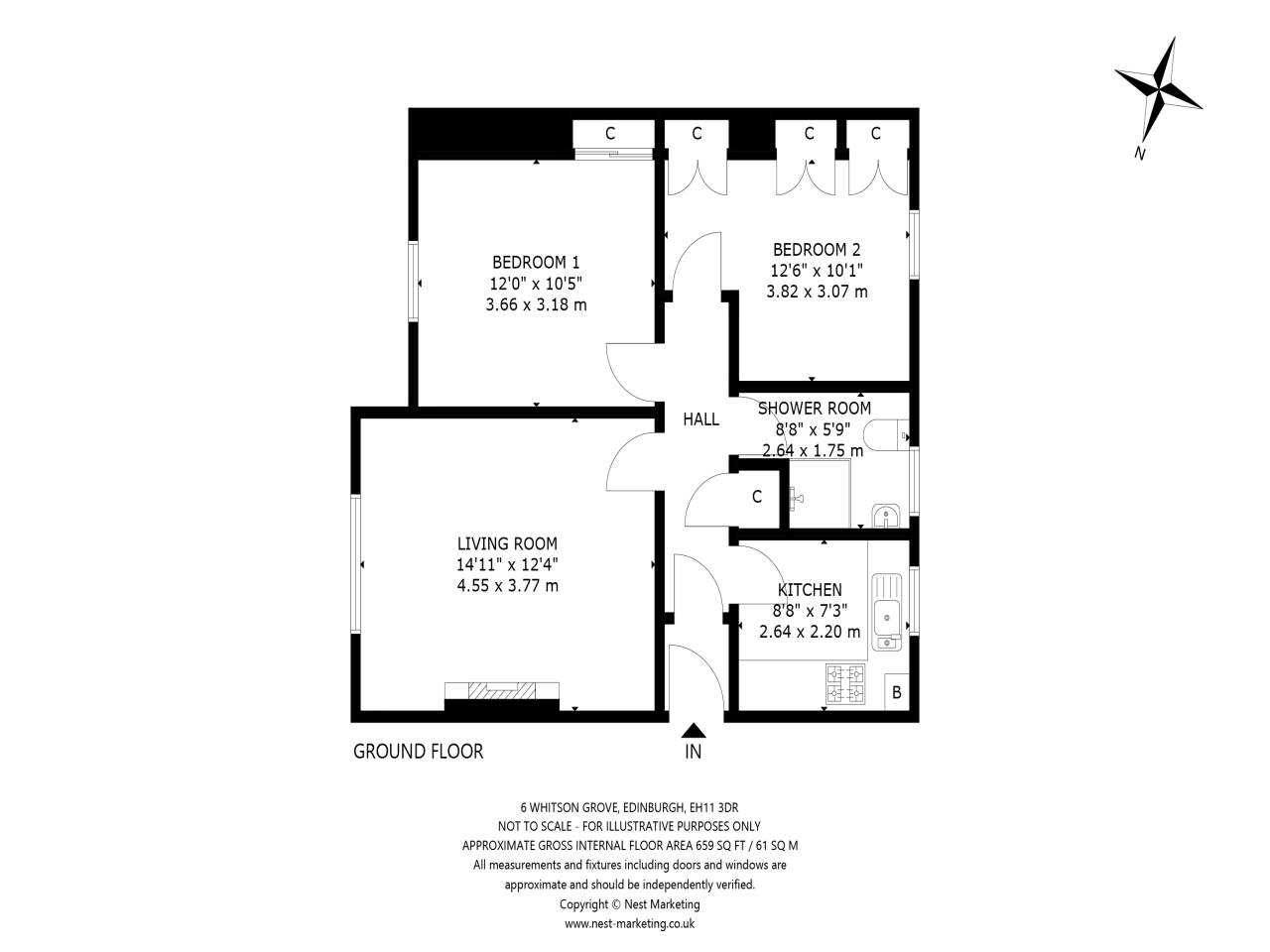 6, Whitson Grove, Edinburgh floorplan