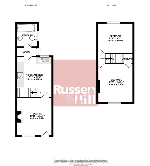 2, Flint Cottages, Trowse floorplan