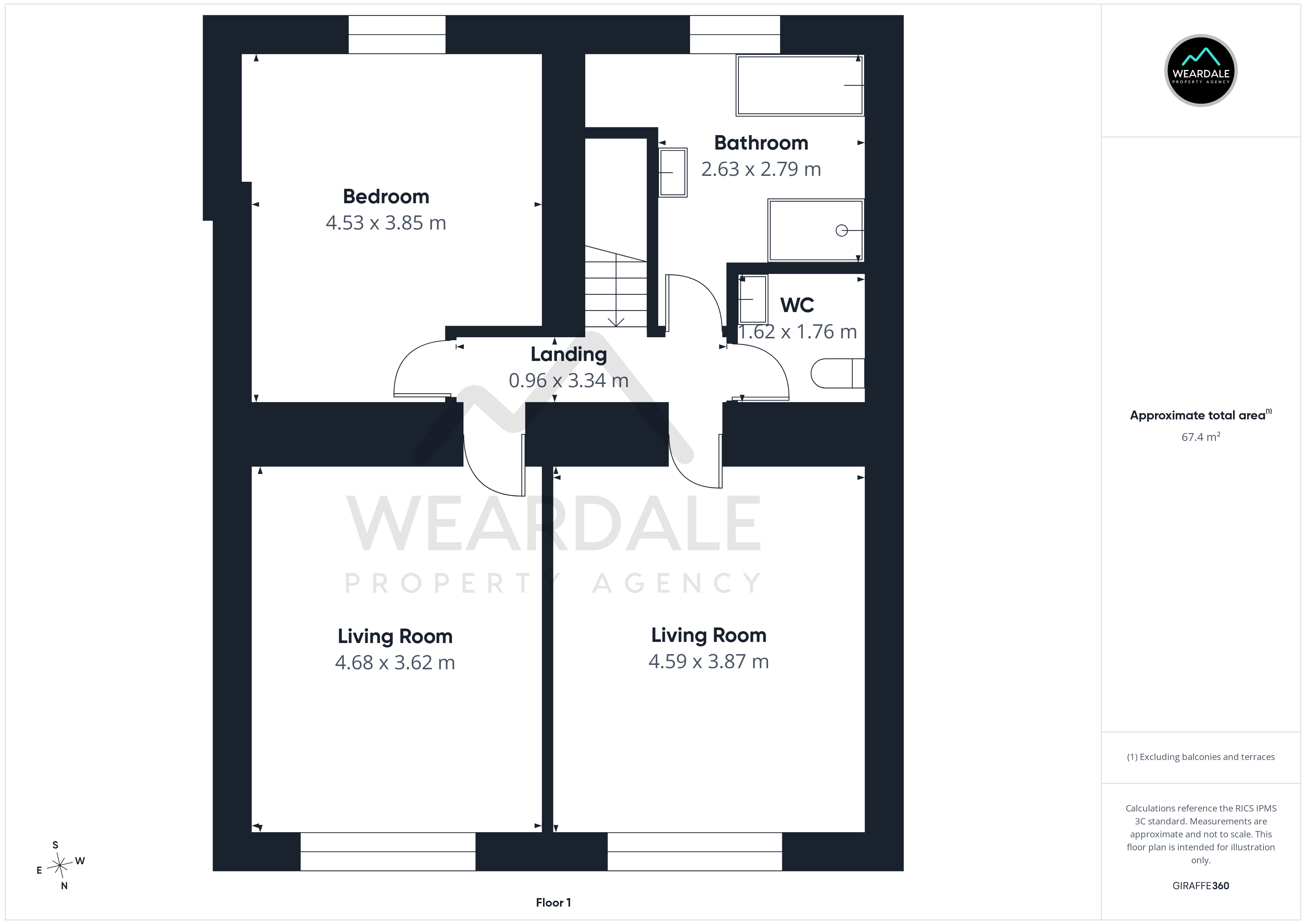 11, Market Place, Bishop Auckland floorplan