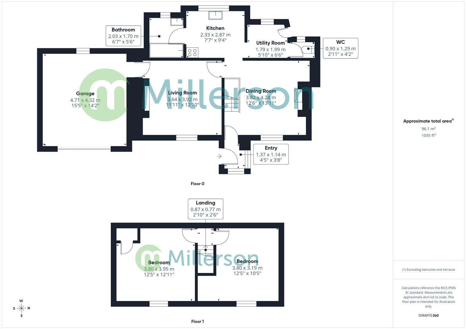 4, Laity Road, Camborne floorplan