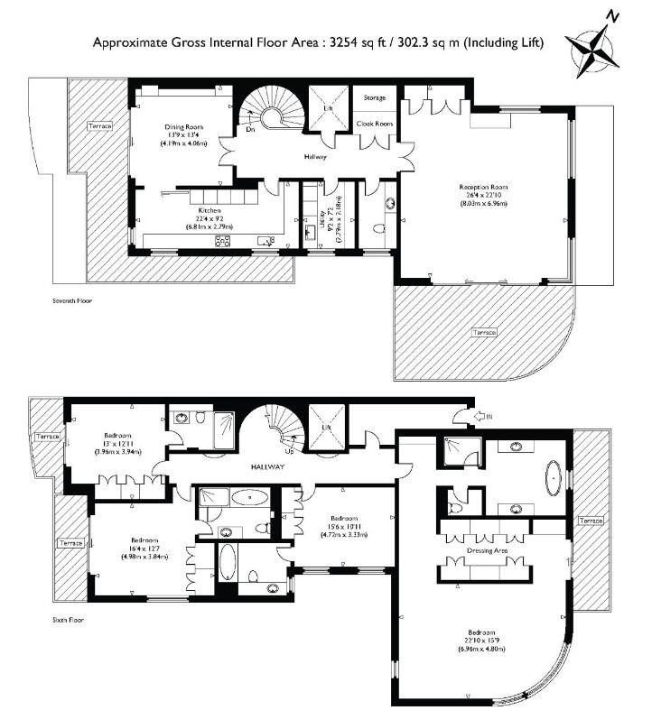 4 Bedrooms Flat to rent in Queens Court, St Johns Wood, London NW8