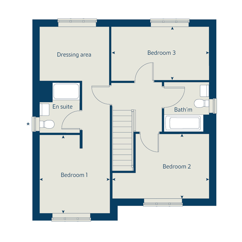 131, Leadon Way, Ledbury floorplan