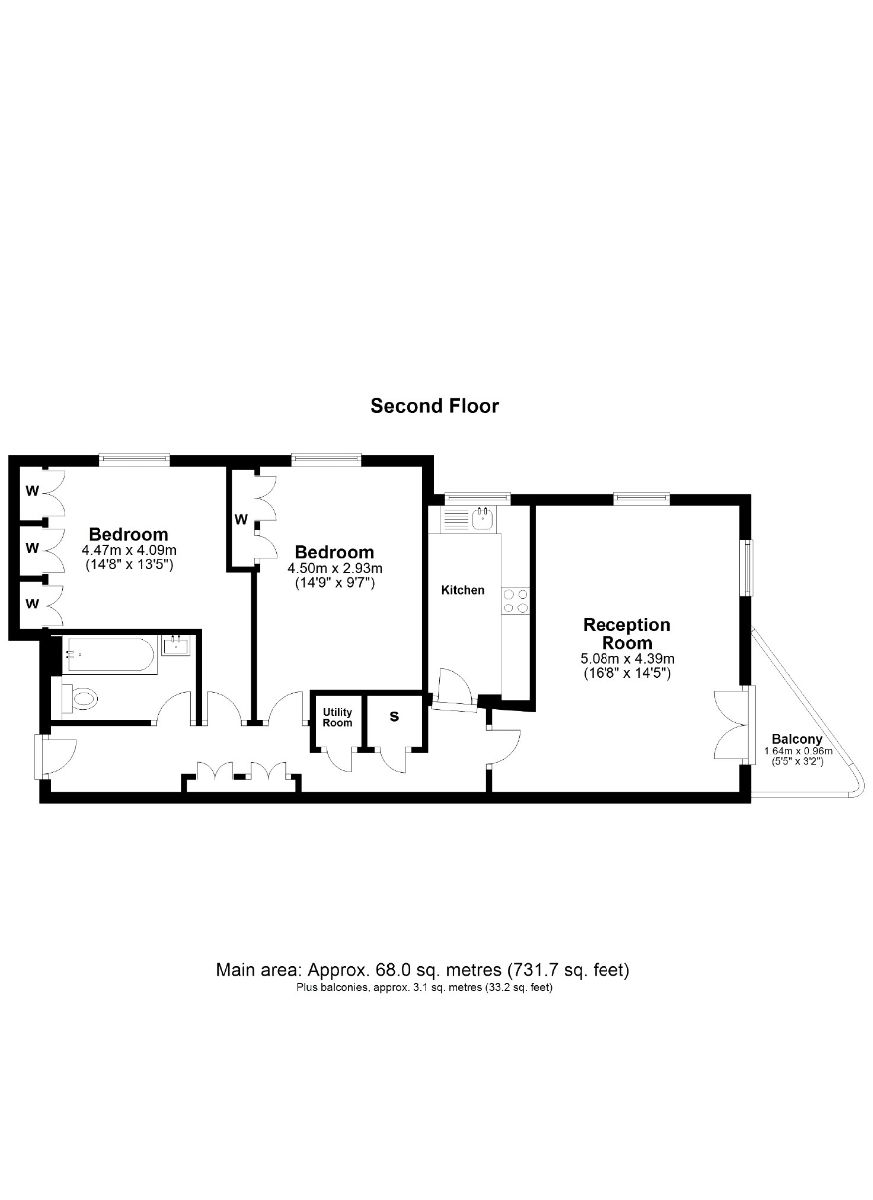 U7 @ Macmillan House, 8 Lorne Close, London floorplan