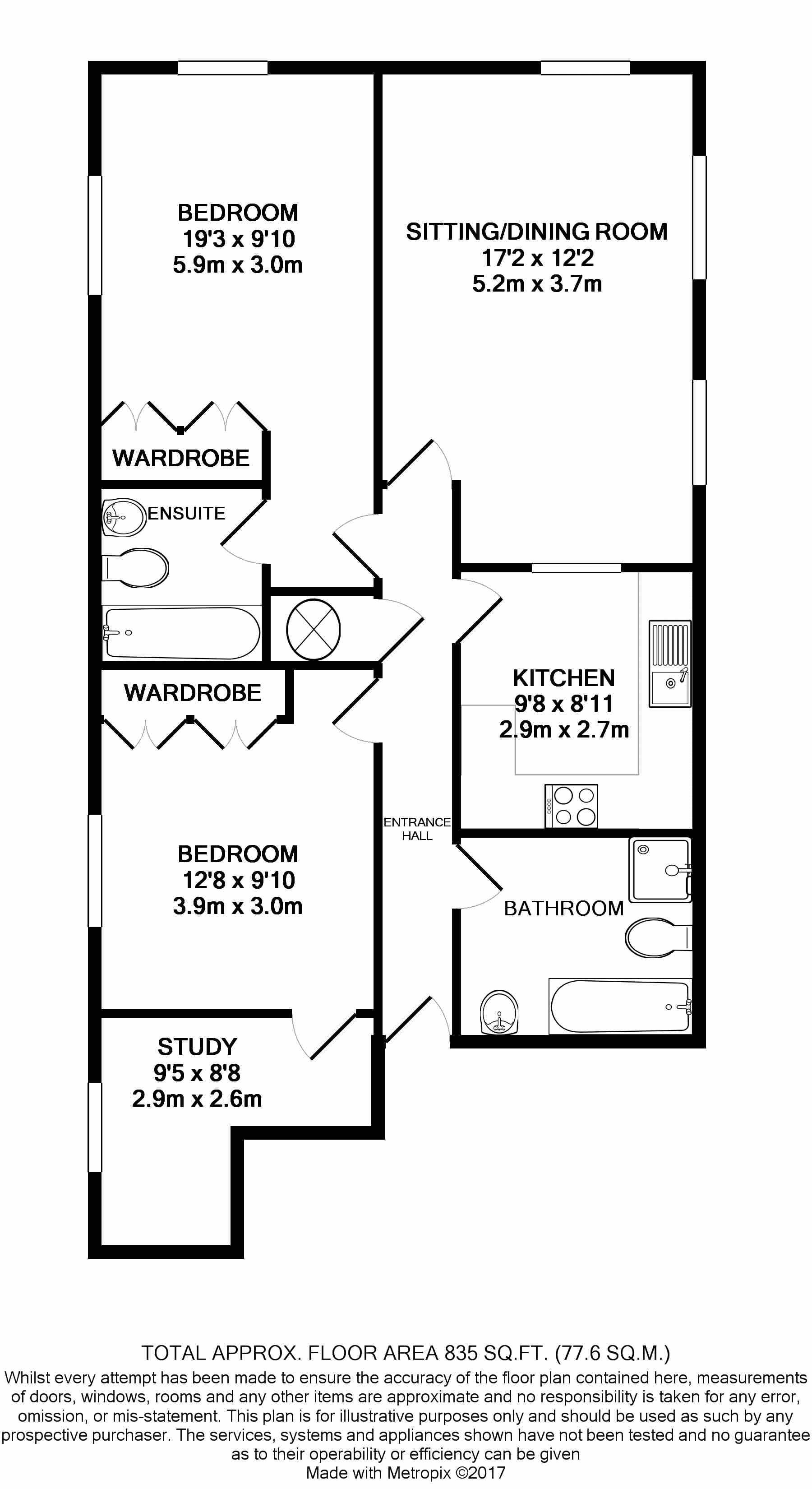 19, Tudor Close, Chichester floorplan
